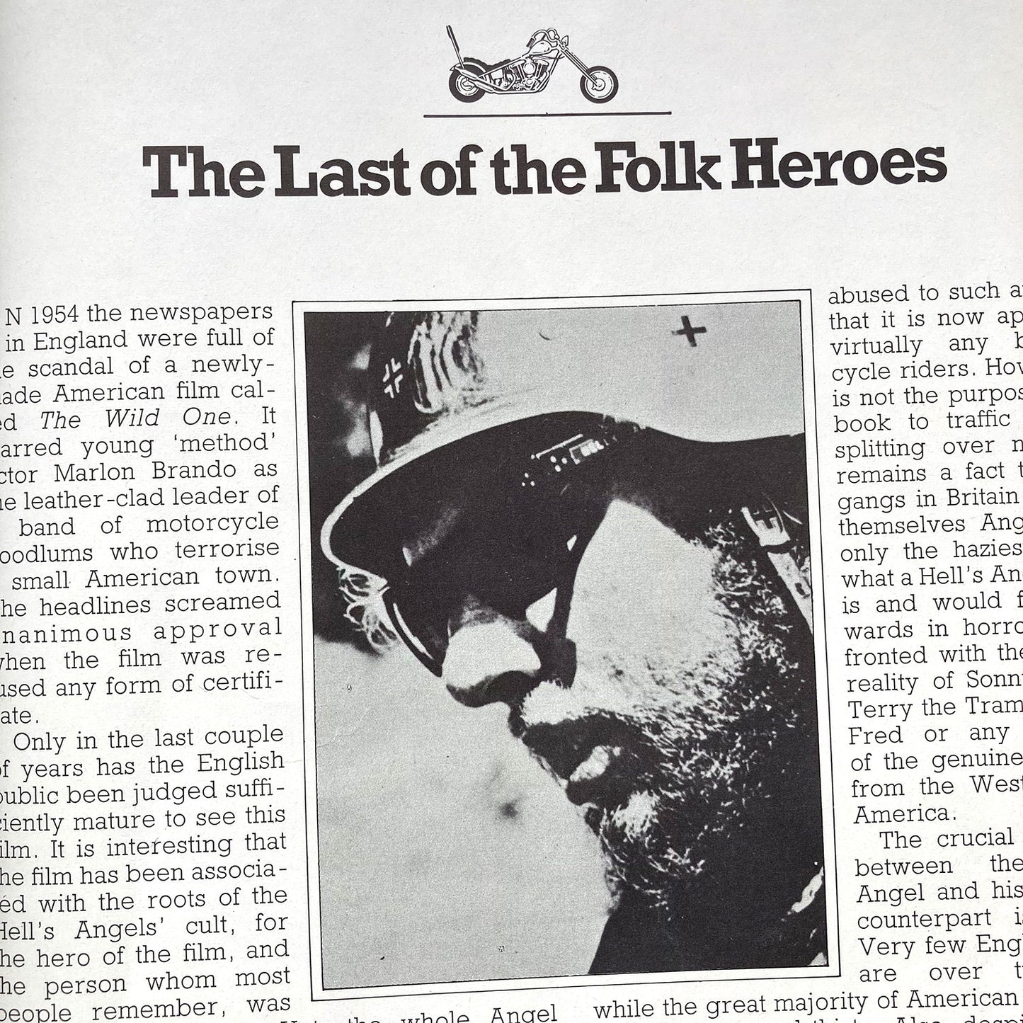 Barbarians On Wheels Hardback Book, First Edition, 1977