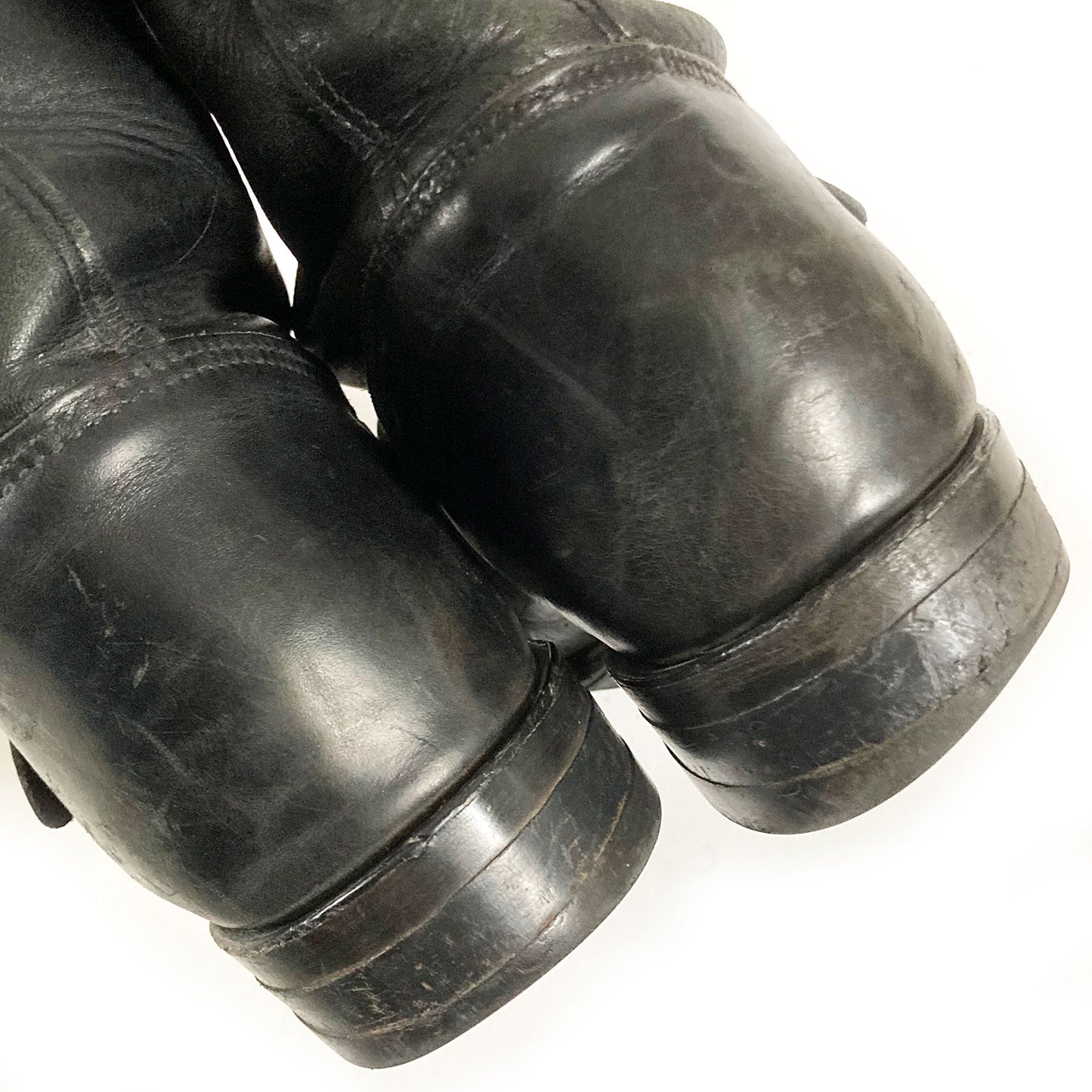 Carolina 902 soft toe leather engineer boots, made in the USA, US 9/UK 8