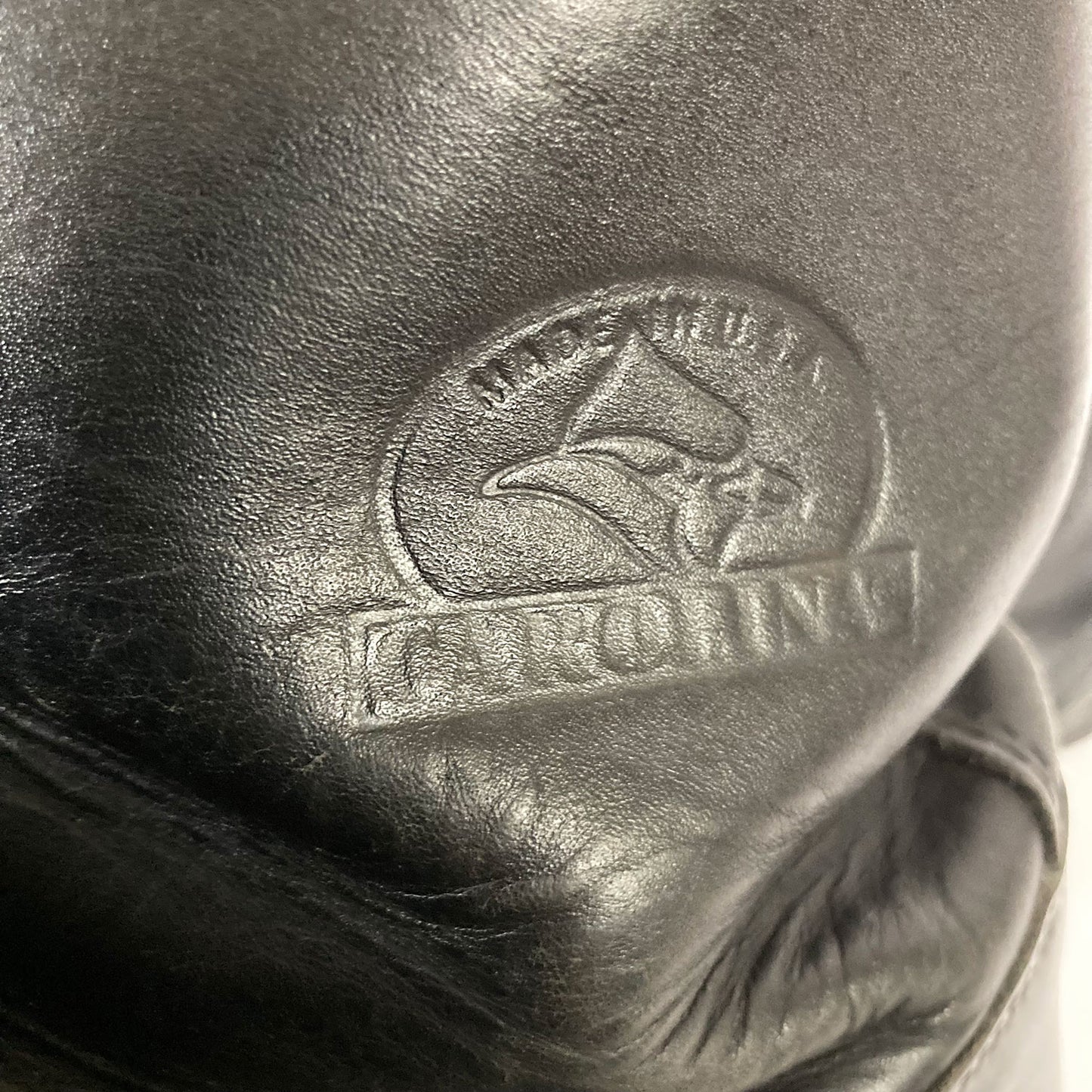 Carolina 902 soft toe leather engineer boots, made in the USA, US 9/UK 8