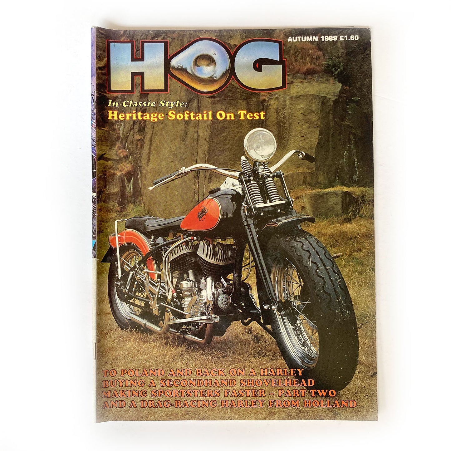 HOG magazine first three issues, UK, 1989