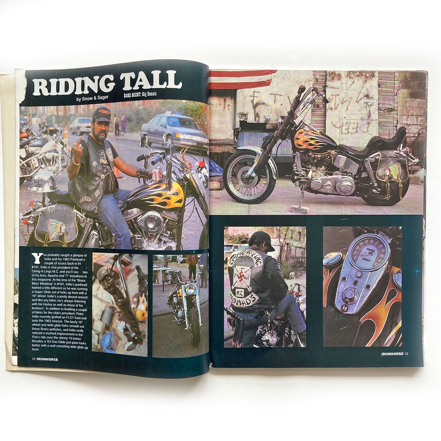 Iron Horse Magazine Issue 104, March 1992, nude centrefold