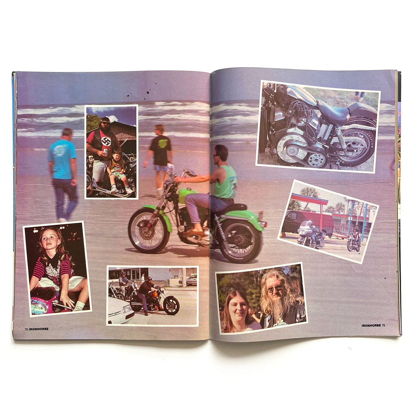 Iron Horse Magazine Issue 92, August 1990, nude centrefold