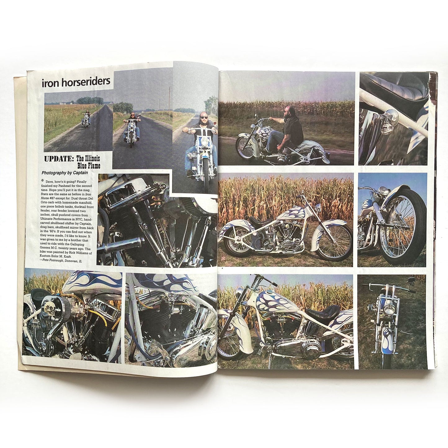Iron Horse Magazine Issue 104, March 1992, nude centrefold