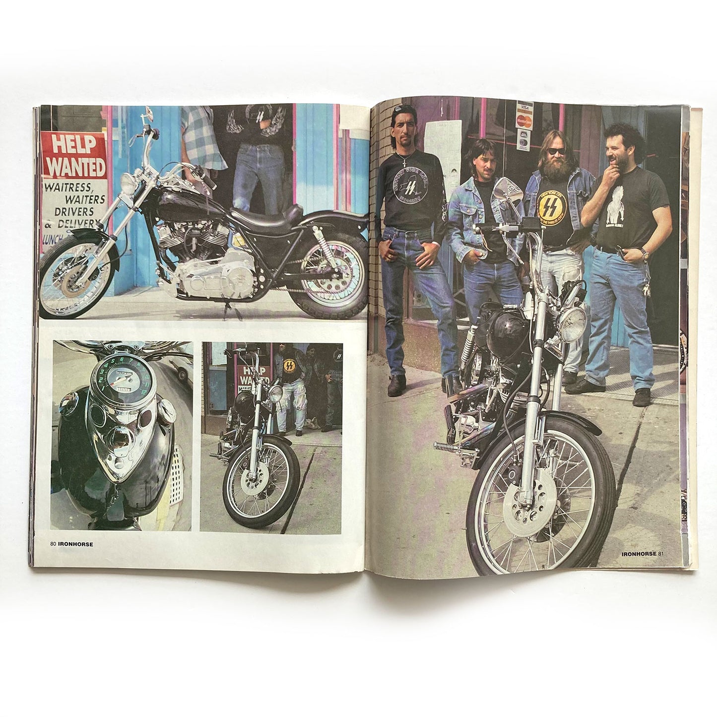 Iron Horse Magazine Issue 104, March 1992, nude centrefold