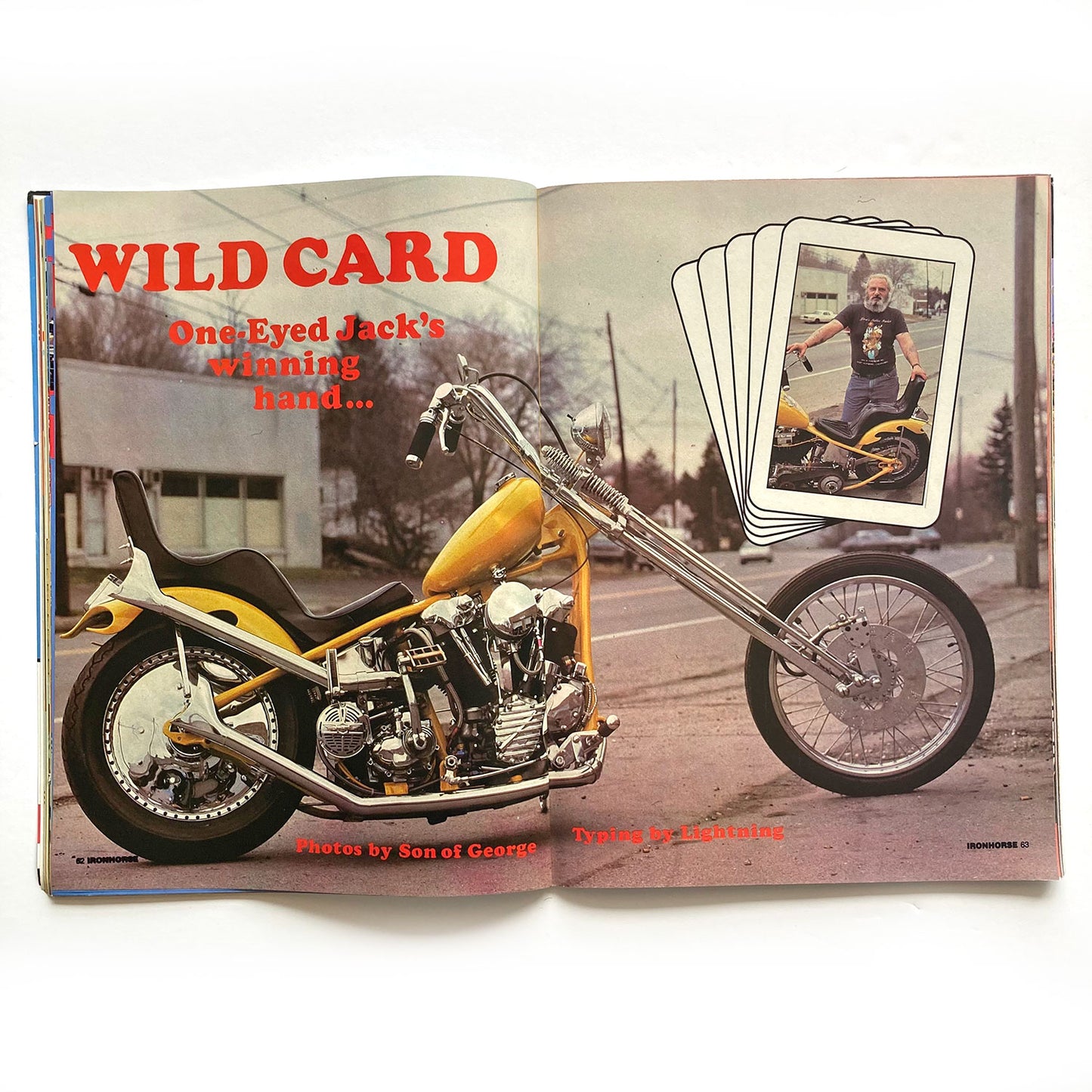 Iron Horse Magazine Issue 92, August 1990, nude centrefold