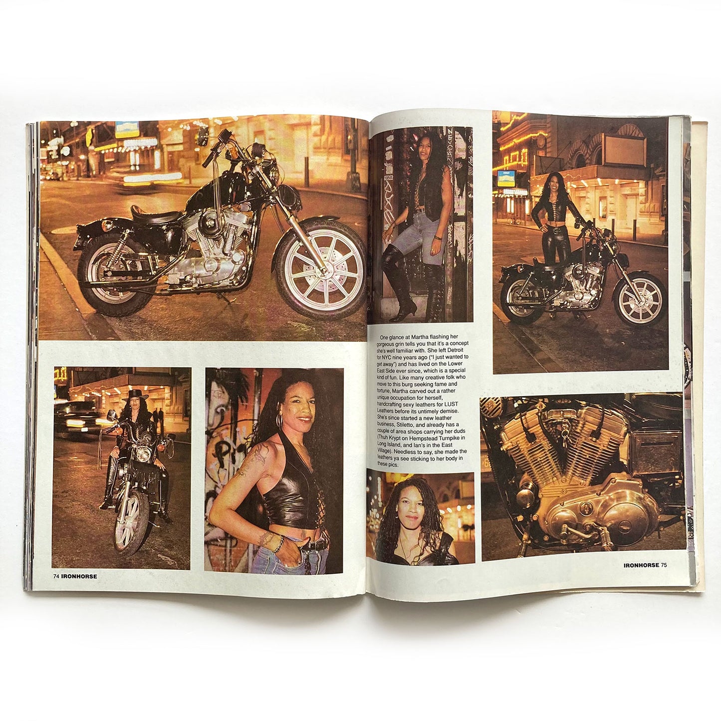 Iron Horse Magazine Issue 104, March 1992, nude centrefold