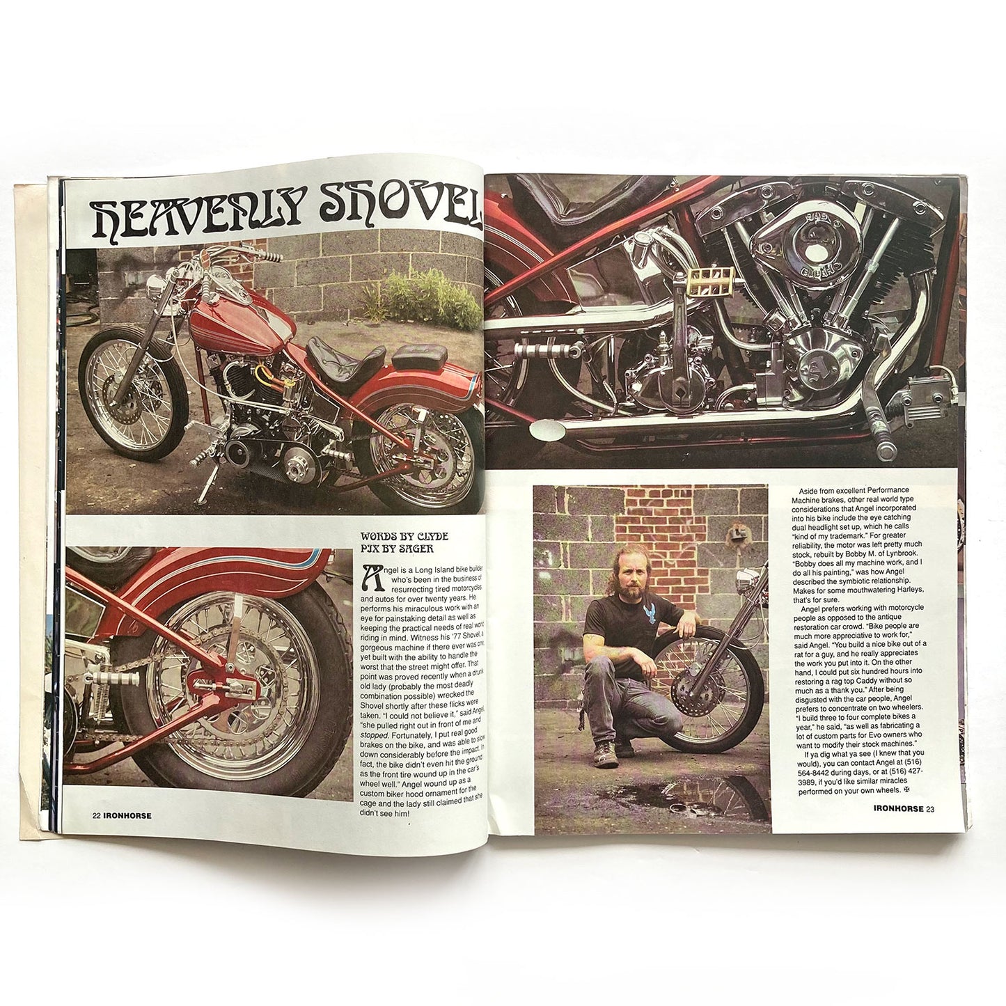 Iron Horse Magazine Issue 104, March 1992, nude centrefold