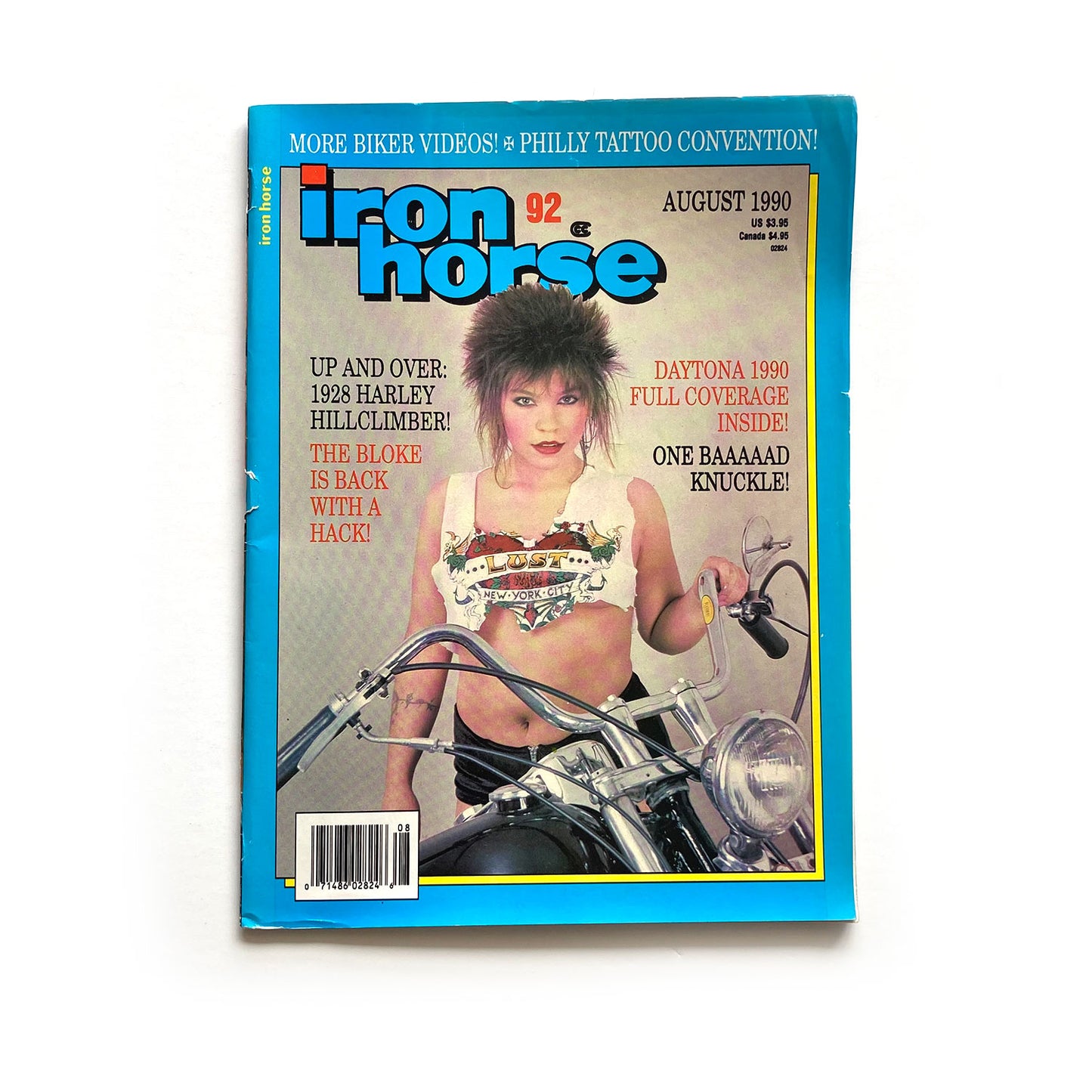 Iron Horse Magazine Issue 92, August 1990, nude centrefold