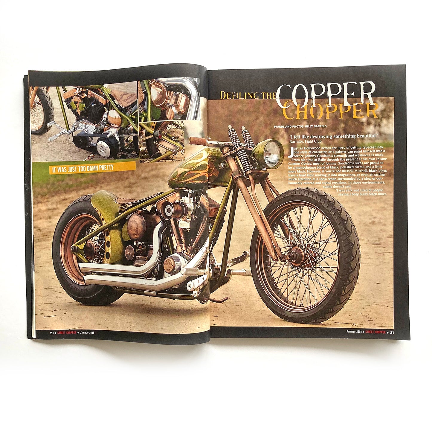 Street Chopper magazine, Summer 2008, Max Schaaf, Powerplant Choppers