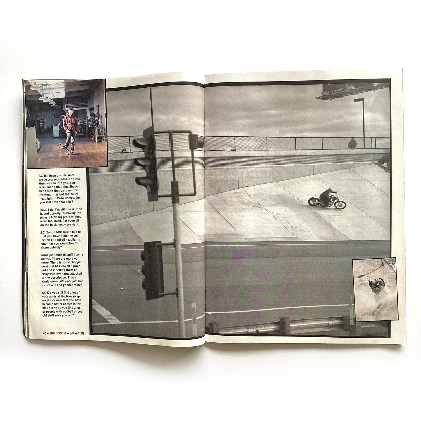 Street Chopper magazine, Summer 2008, Max Schaaf, Powerplant Choppers