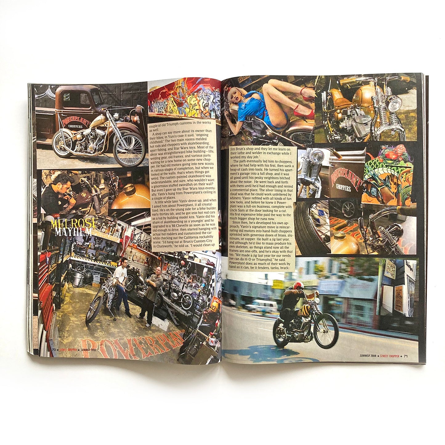 Street Chopper magazine, Summer 2008, Max Schaaf, Powerplant Choppers