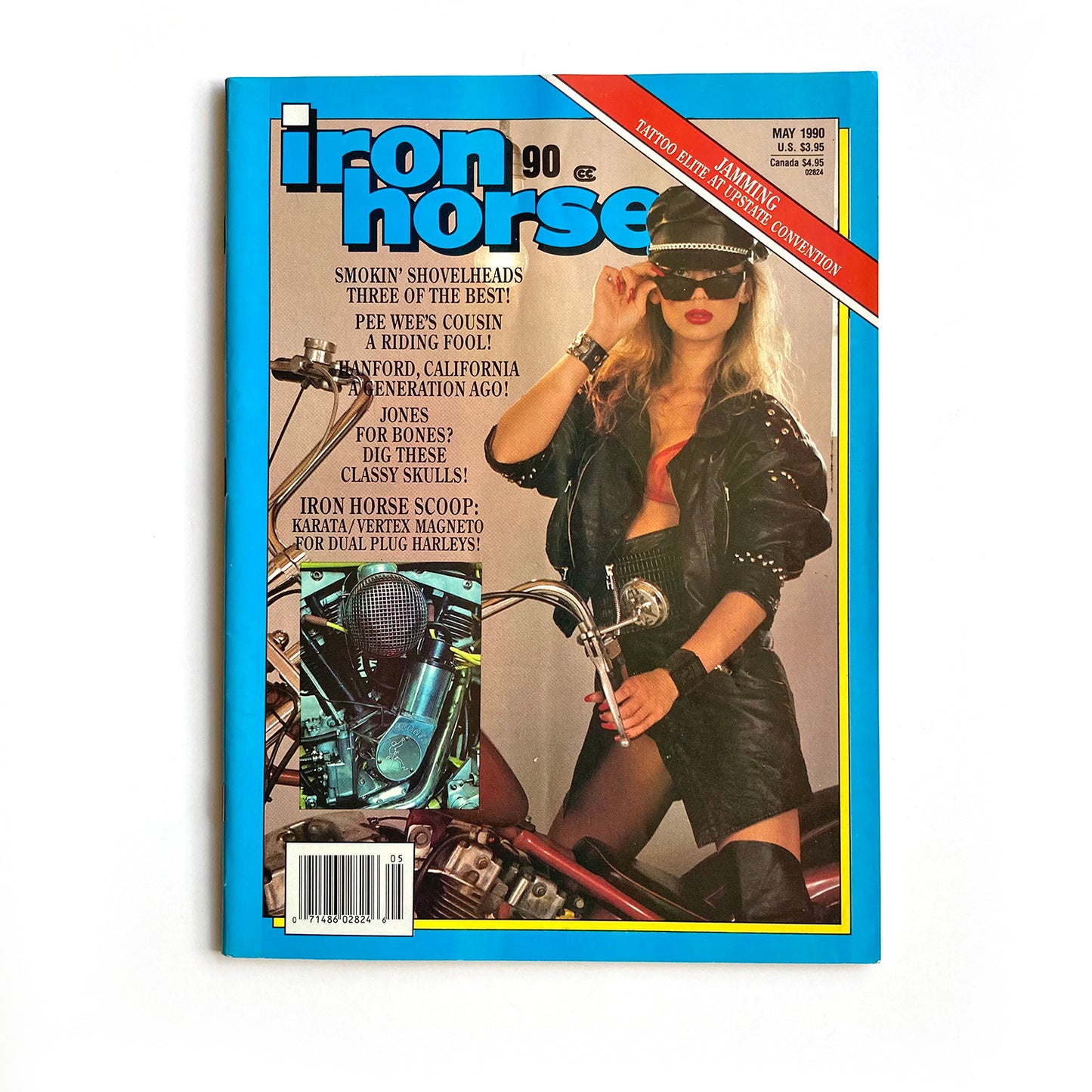Iron Horse Magazine Issue 90, May 1990, nude centrefold