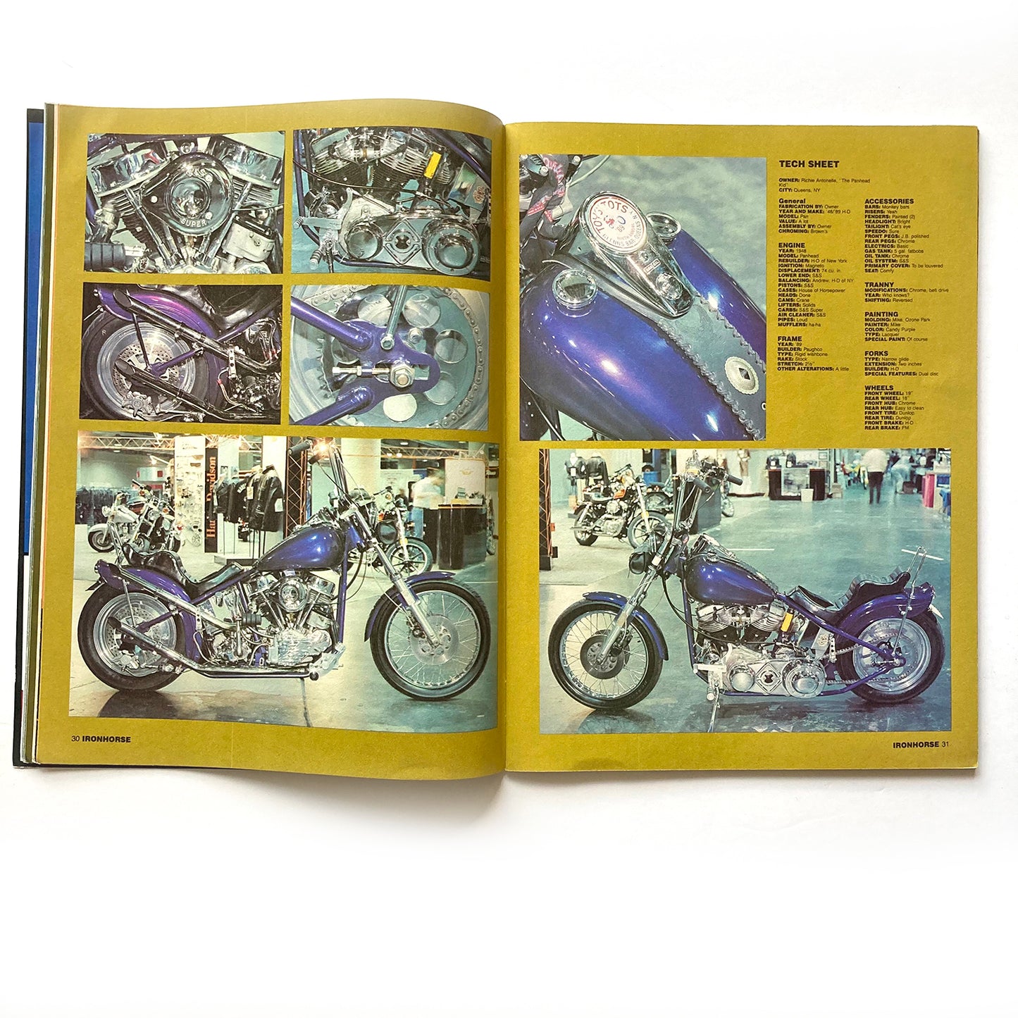 Iron Horse Magazine Issue 91, July 1990, nude centrefold