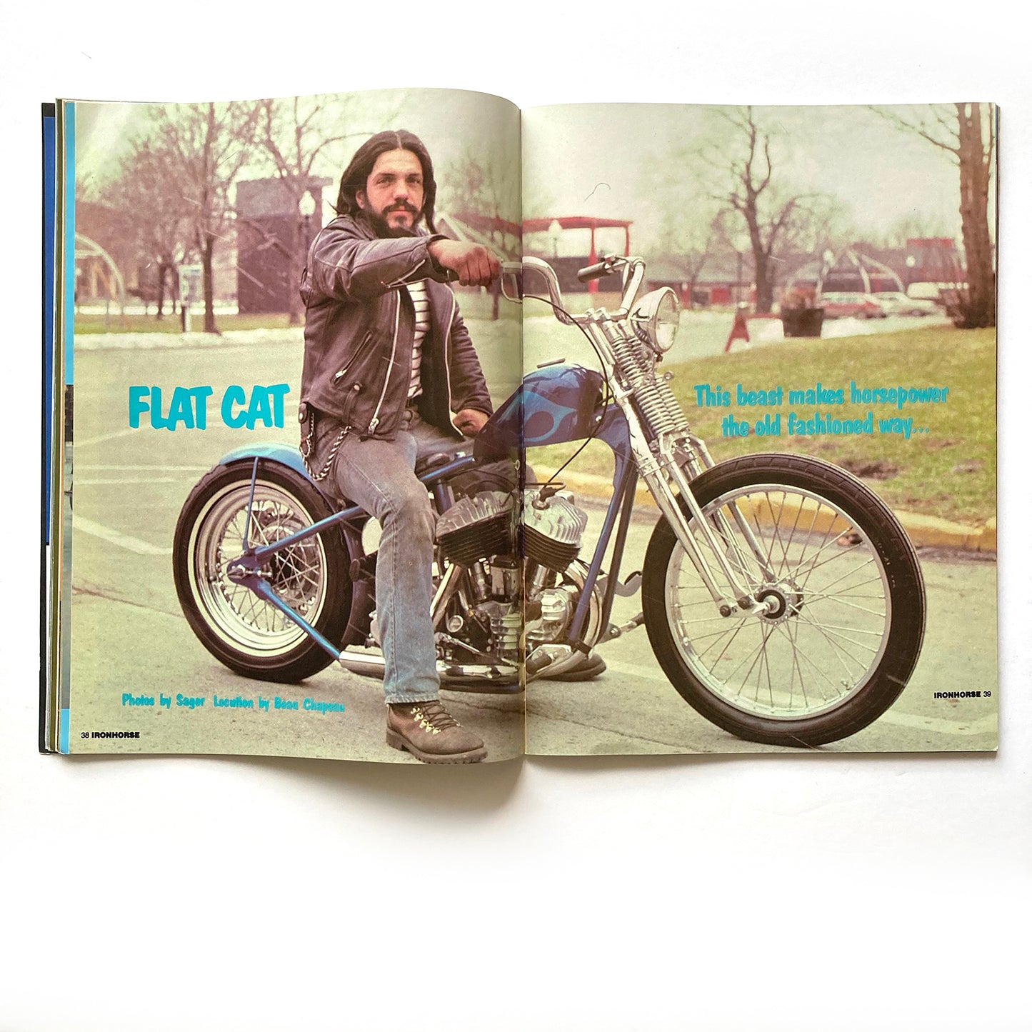 Iron Horse Magazine Issue 91, July 1990, nude centrefold
