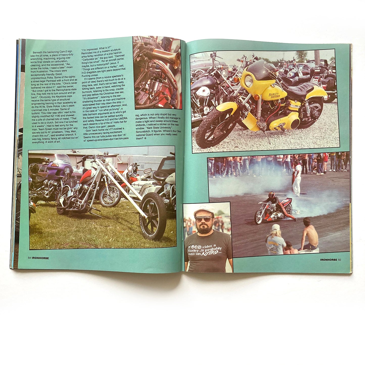 Iron Horse Magazine Issue 91, July 1990, nude centrefold