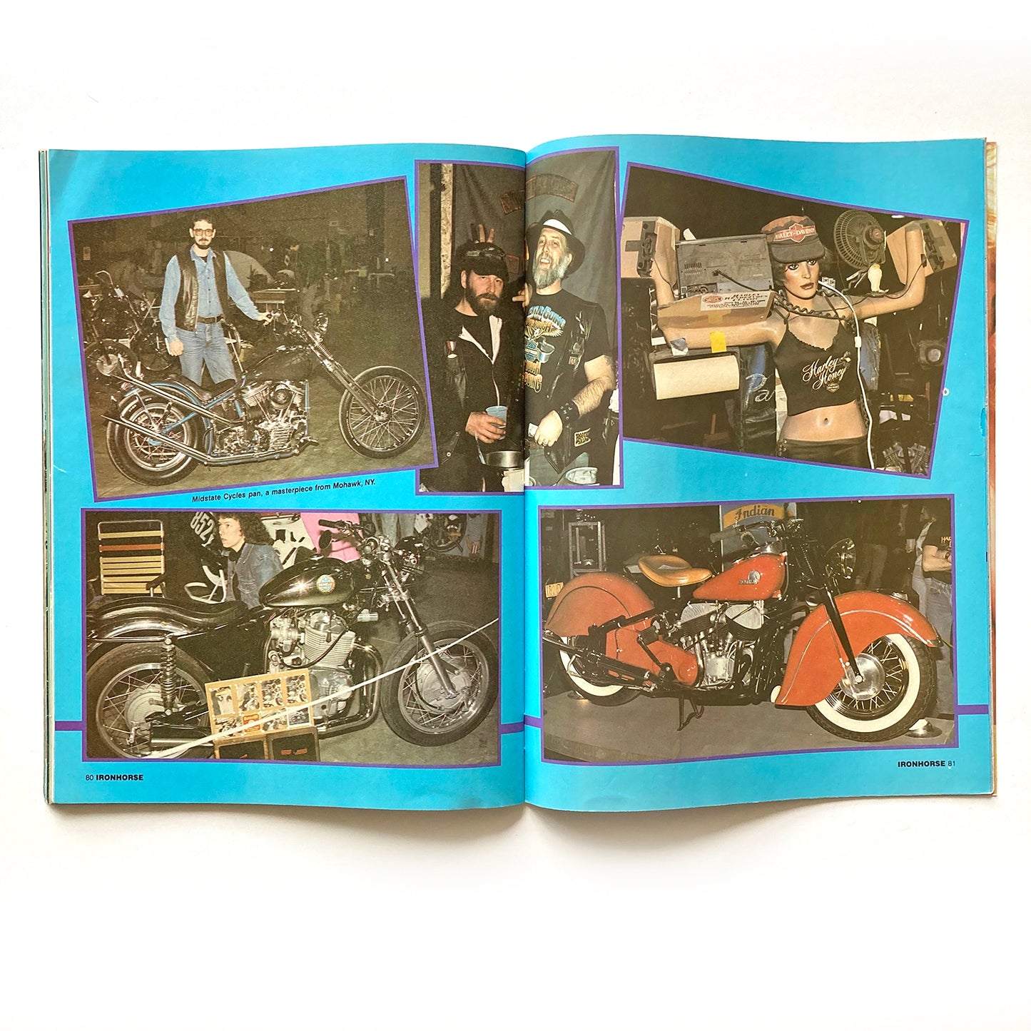 Iron Horse Magazine Issue 91, July 1990, nude centrefold