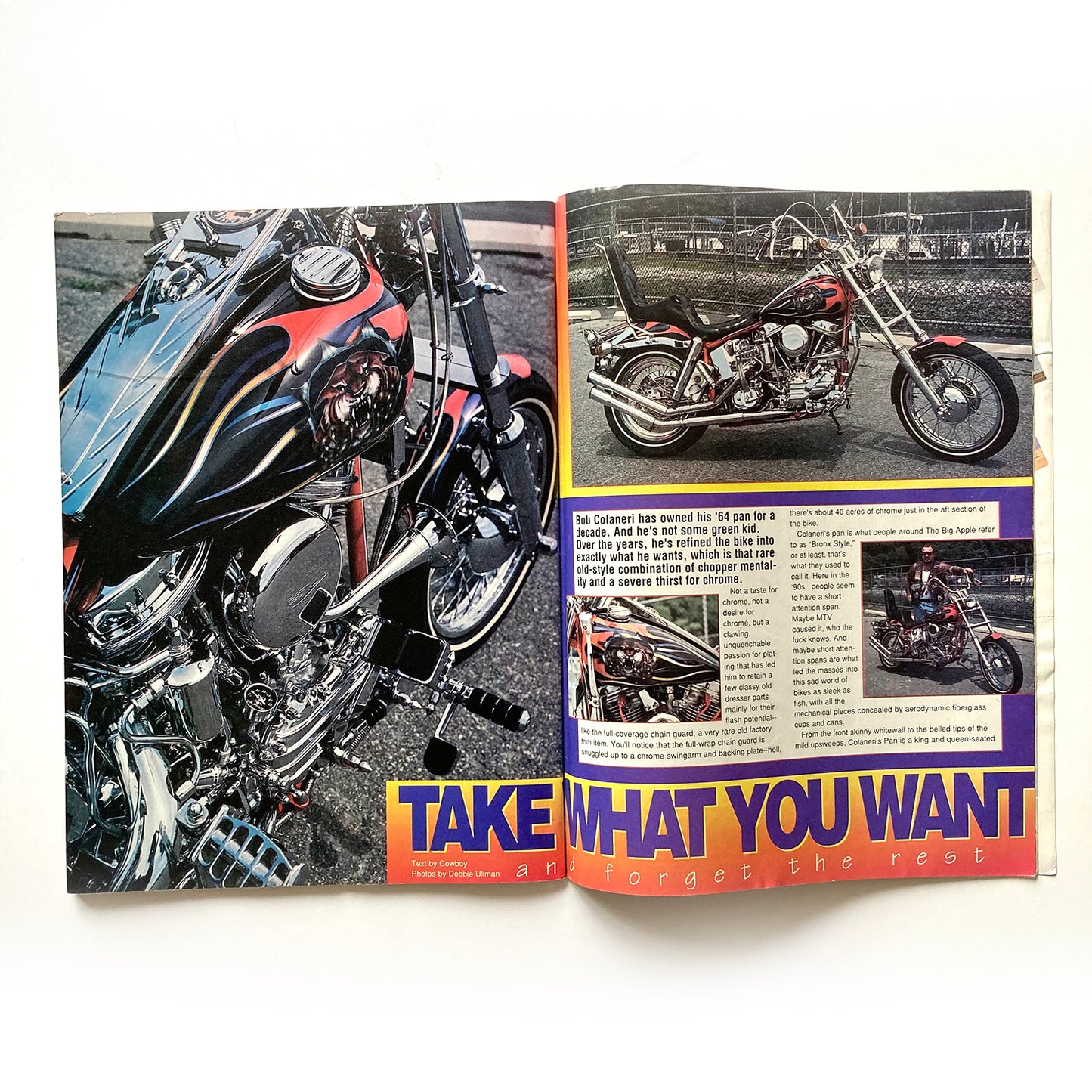 Iron Horse Magazine Issue 156, January 1998, nude centrefold