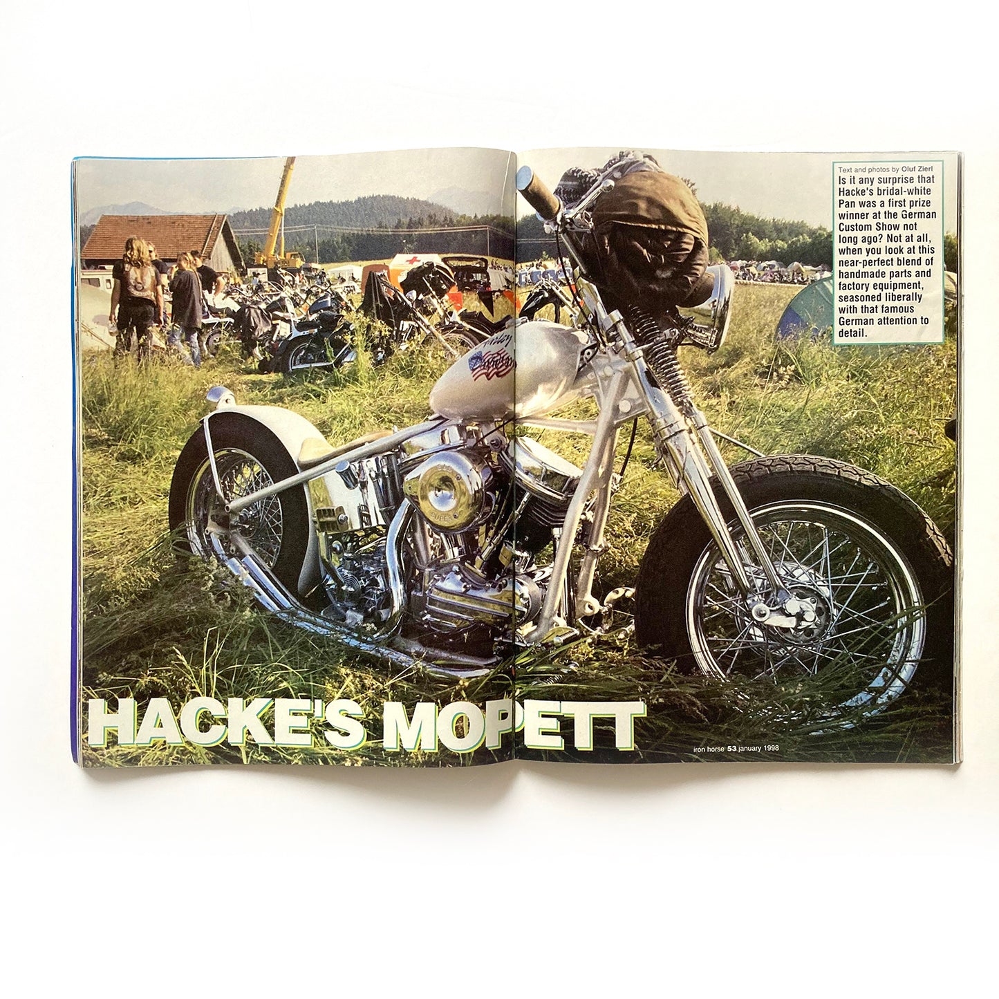 Iron Horse Magazine Issue 156, January 1998, nude centrefold