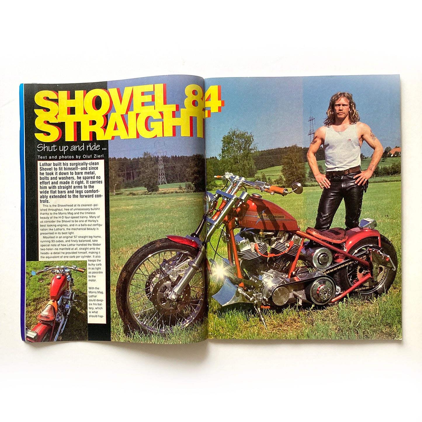 Iron Horse Magazine Issue 156, January 1998, nude centrefold