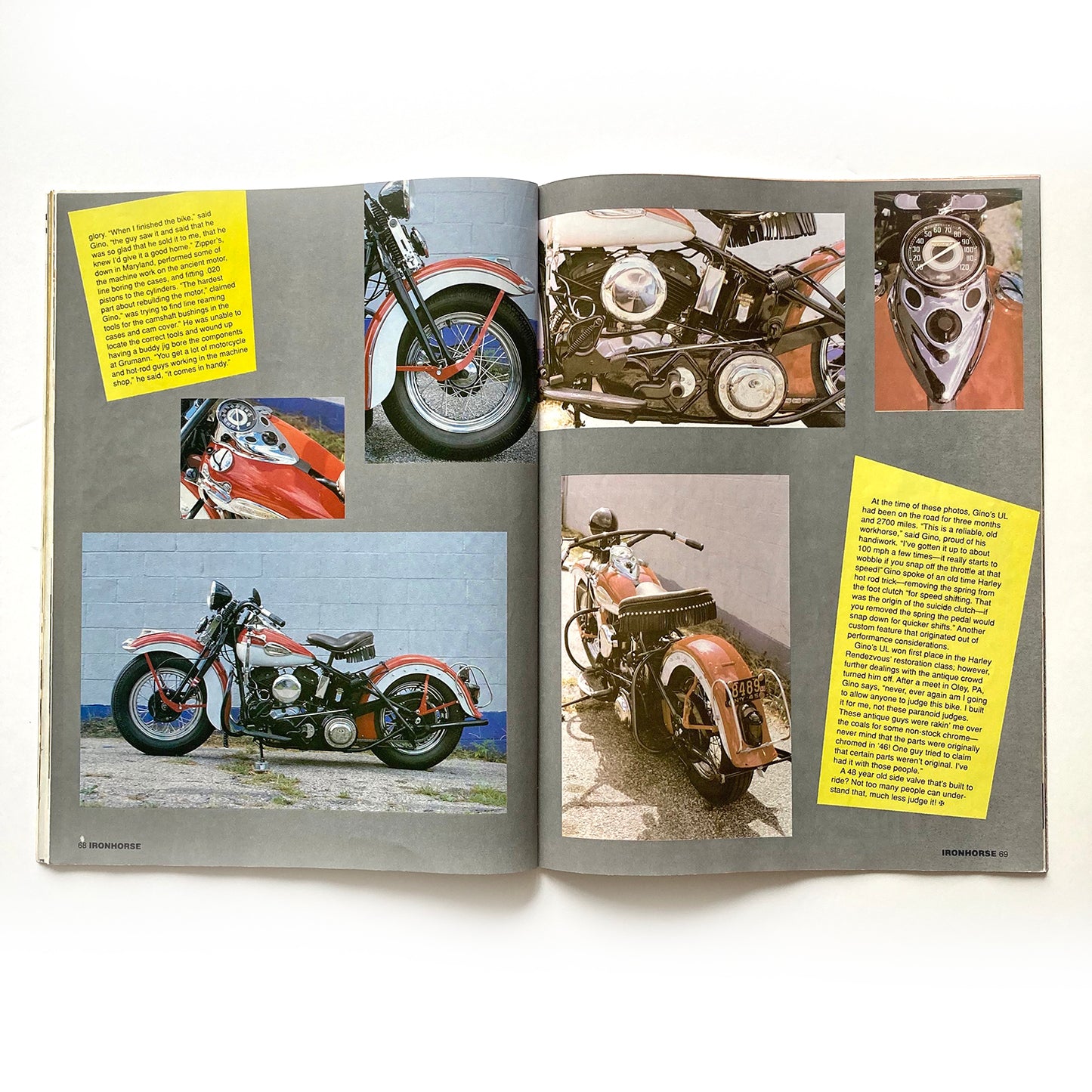 Iron Horse Magazine Issue 112, March 1993, nude centrefold