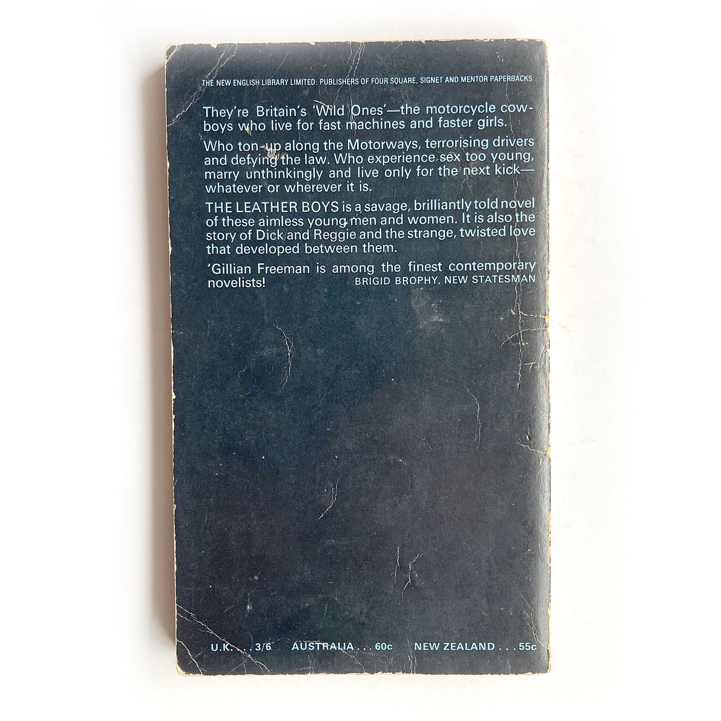 The Leather Boys by Gillian Freeman, first edition New English Library paperback, 1969