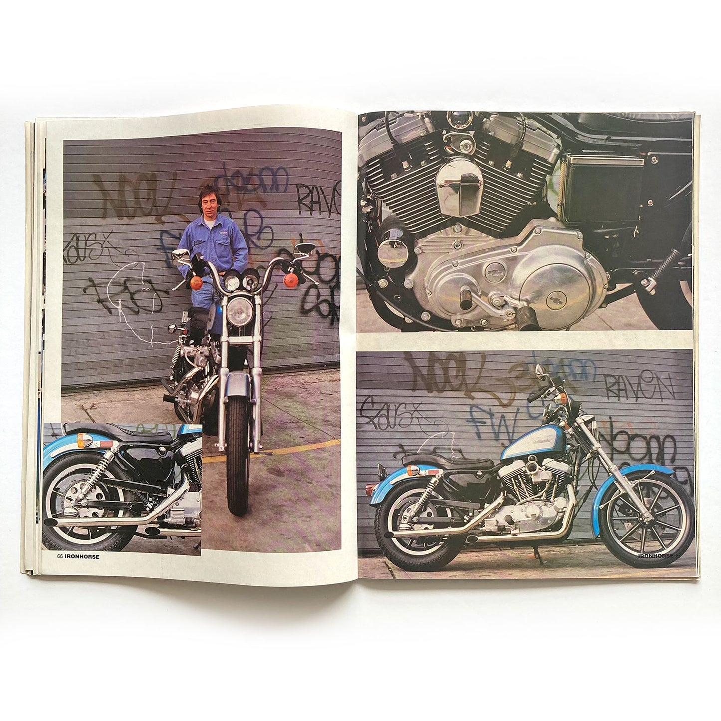 Iron Horse Magazine Issue 105, April 1992, nude centrefold