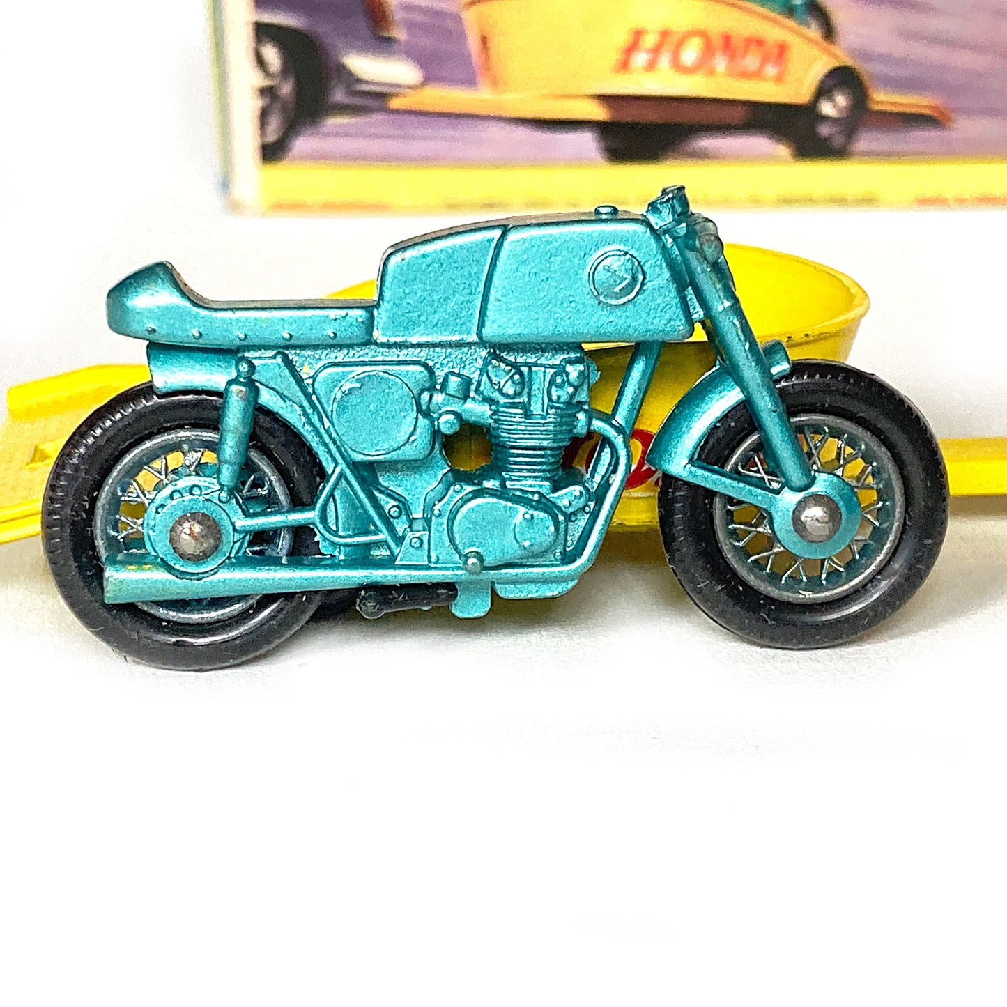 Matchbox Superfast Honda race bike and trailer, MB38, near mint, 1968