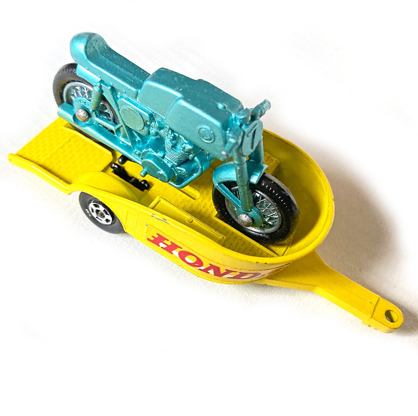 Matchbox Superfast Honda race bike and trailer, MB38, near mint, 1968