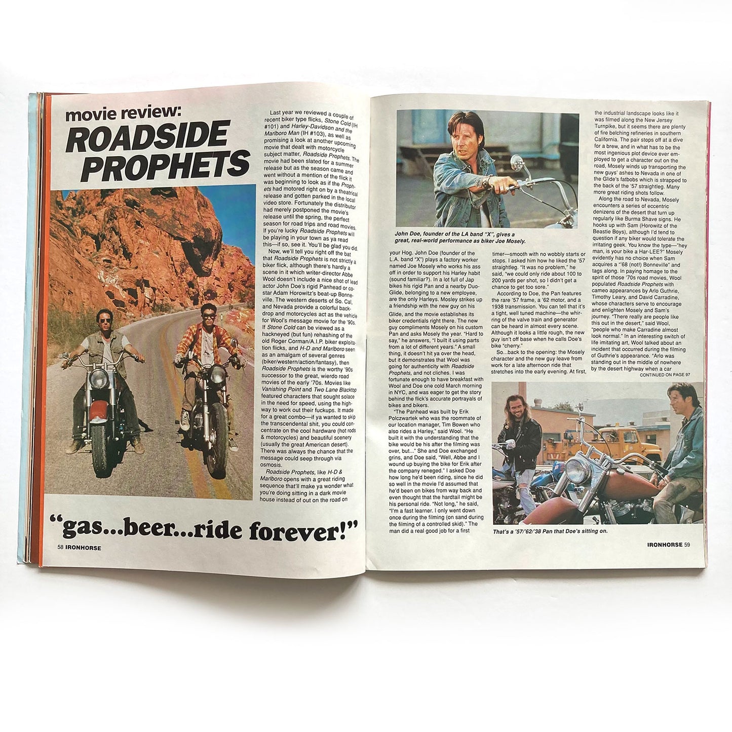 Iron Horse Magazine Issue 107, June 1992, Daytona special