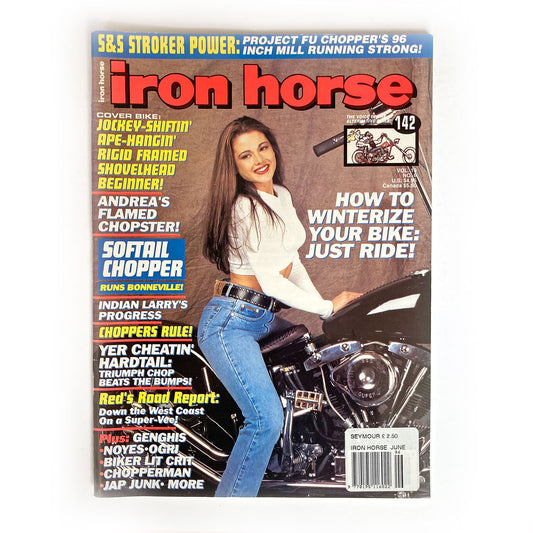Iron Horse Magazine Issue 142, June 1996, nude centrefold