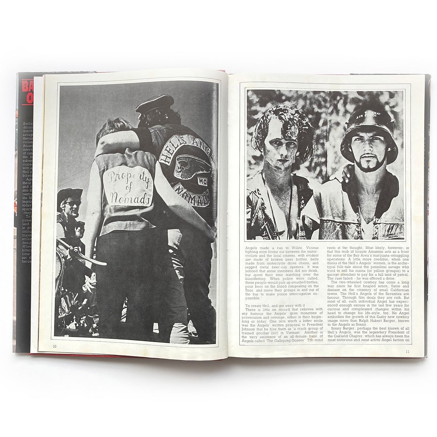 Barbarians On Wheels Hardback Book, First Edition, 1977