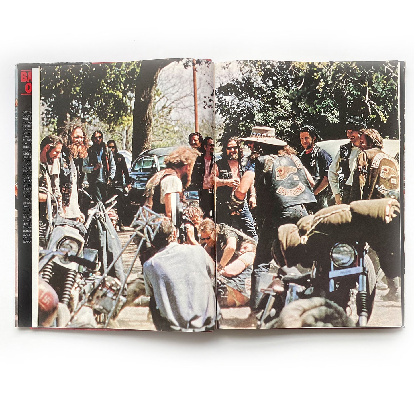 Barbarians On Wheels Hardback Book, First Edition, 1977