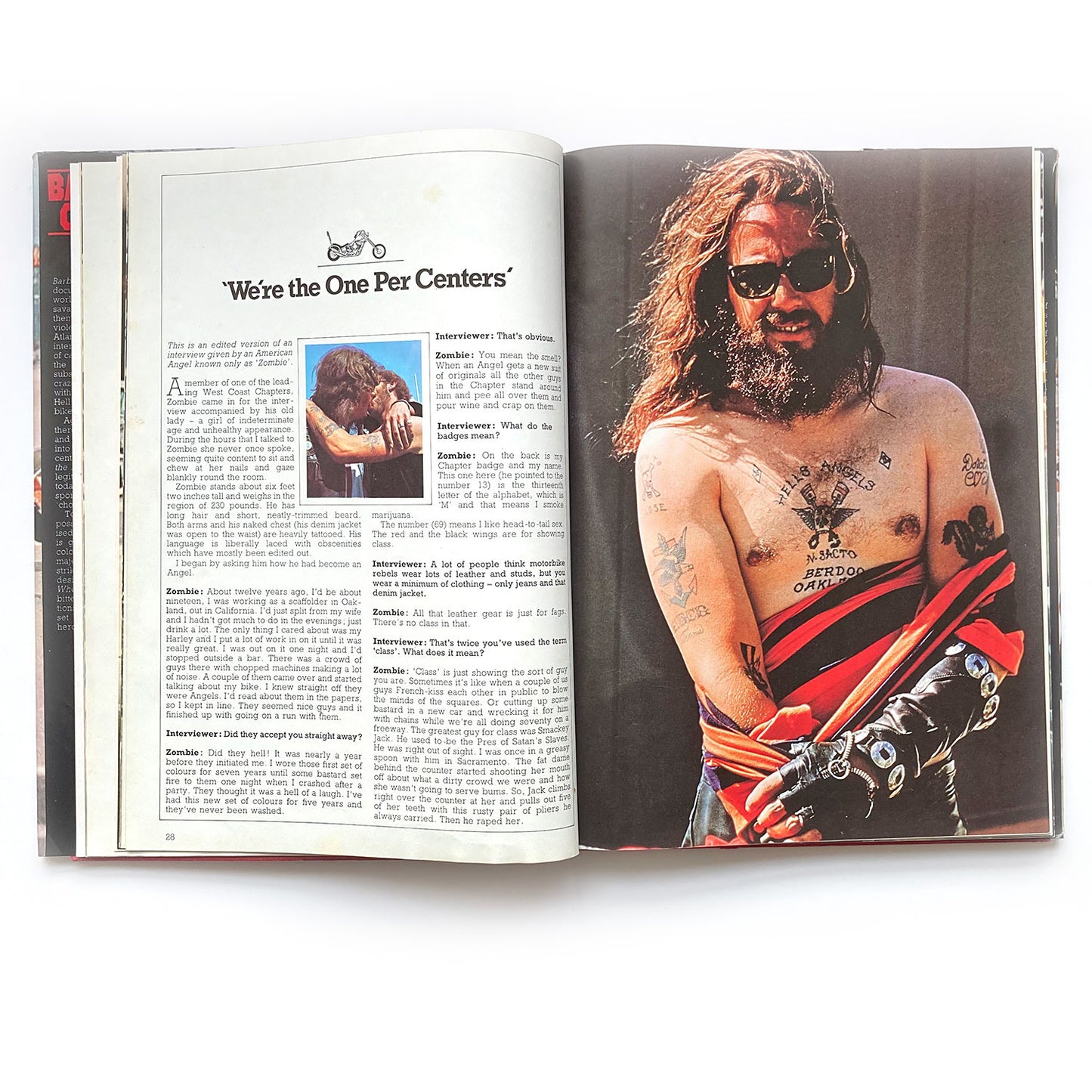 Barbarians On Wheels Hardback Book, First Edition, 1977