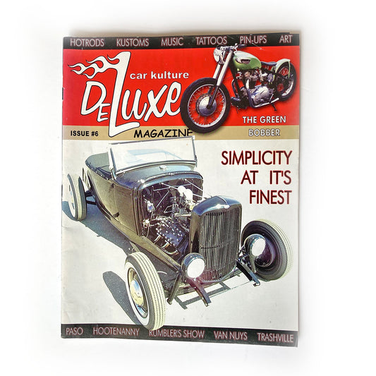 Car Kulture Deluxe magazine issue 6, 2002, hot rods, kustoms, SoCal kulture, etc