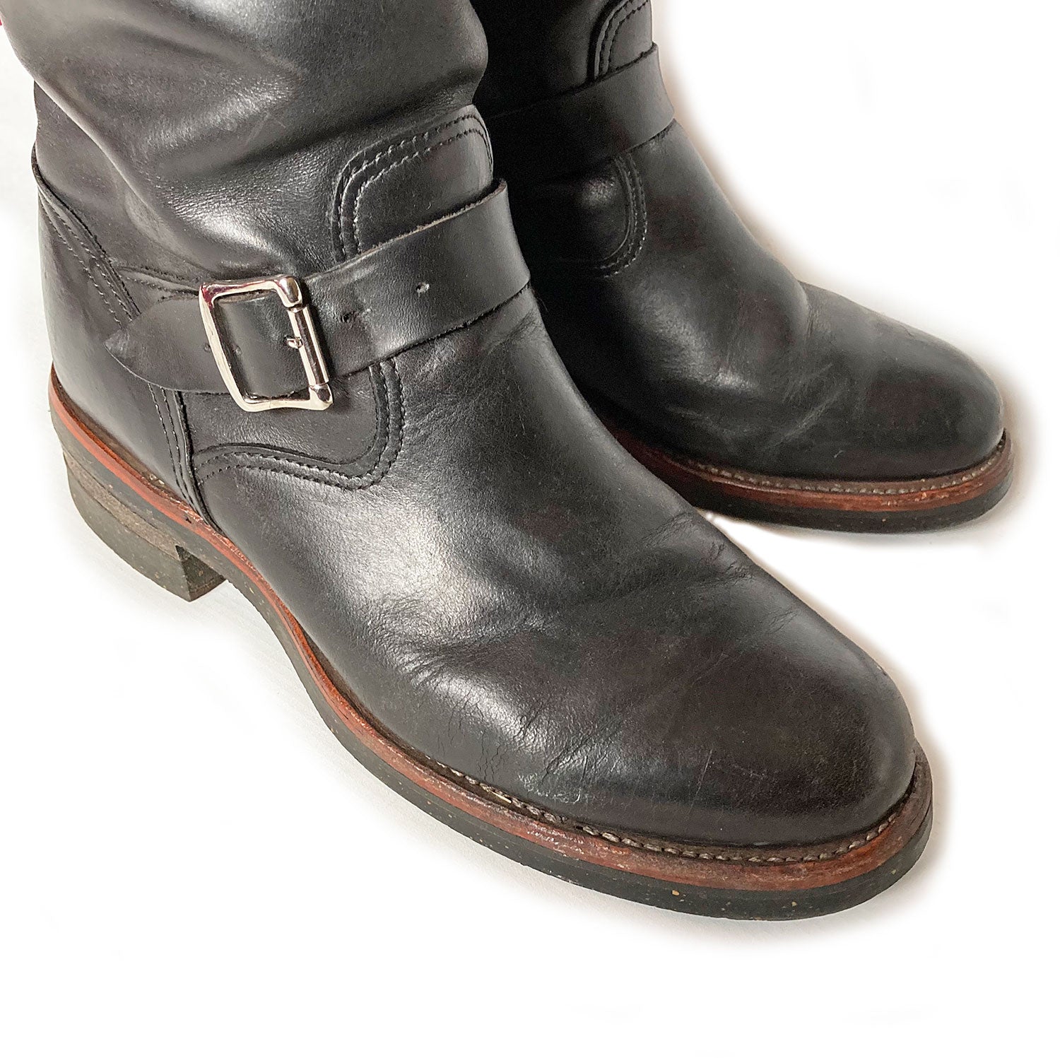 Chippewa 'black tag' heritage soft toe engineer boots, UK8.5/US9.5 (fits UK9)