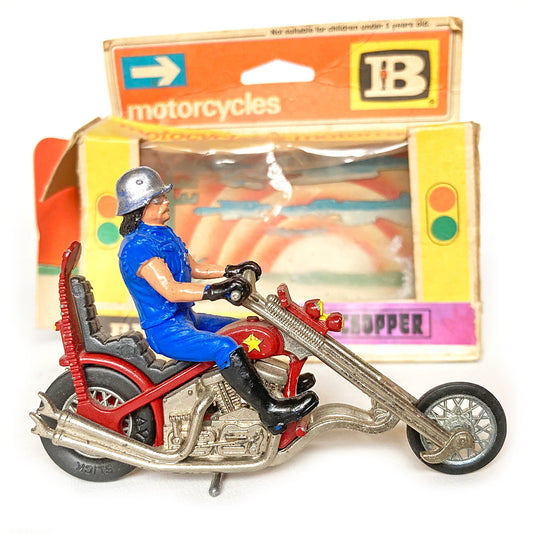 Britains diecast Long Fork Chopper motorcycle toy, boxed, late 1960s/early 1970s