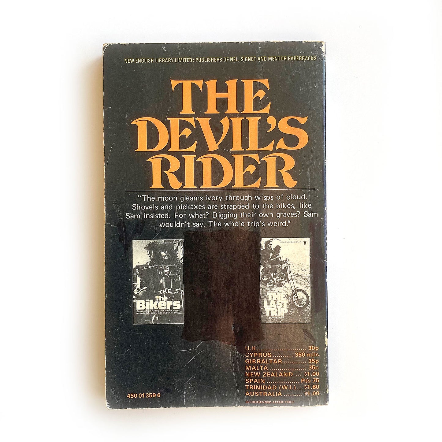 The Devil's Rider by Alex R. Stuart, First Edition New English Library paperback, 1973