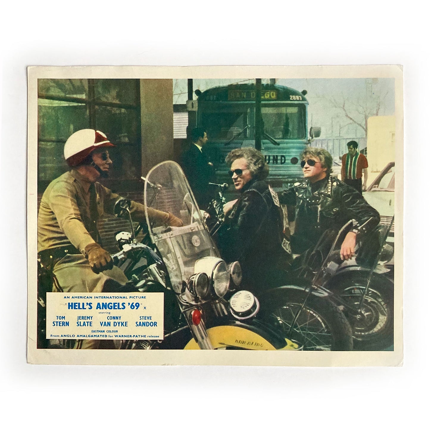 4 Original Hell's Angels '69 Movie Lobby Cards