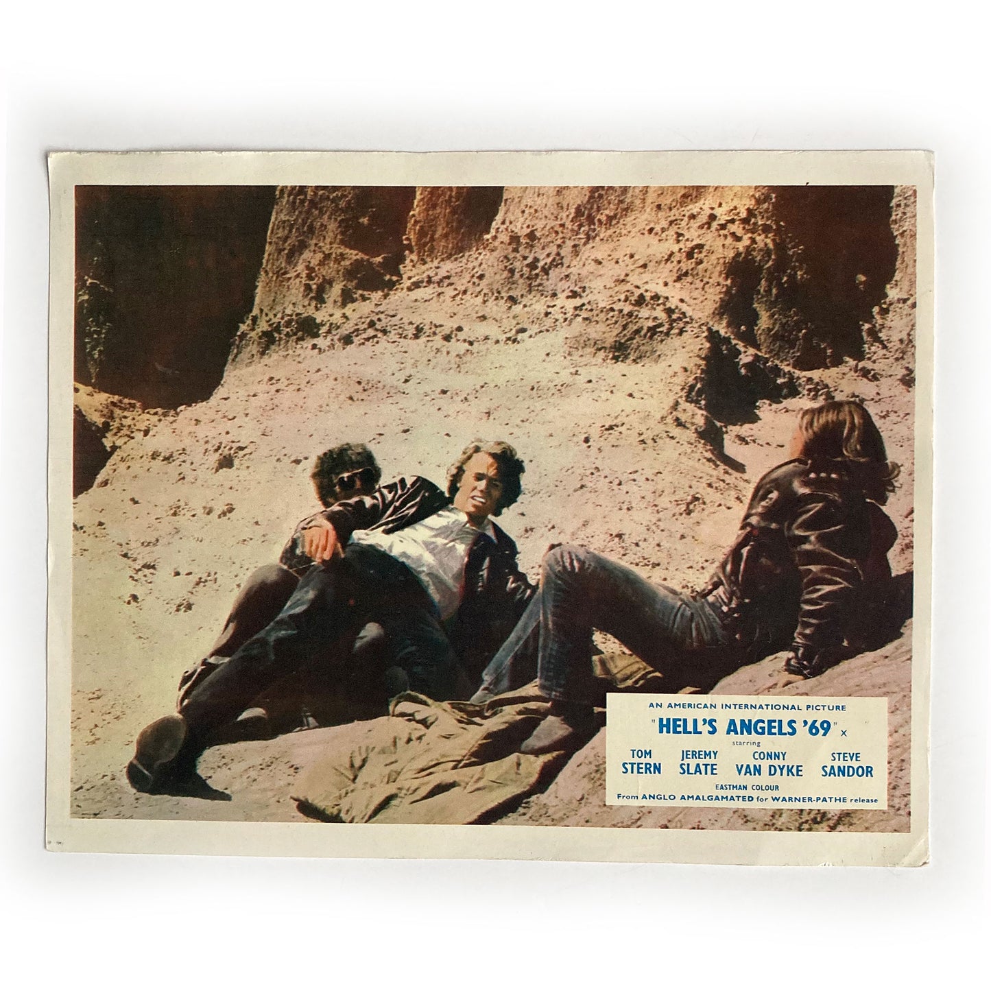 4 Original Hell's Angels '69 Movie Lobby Cards