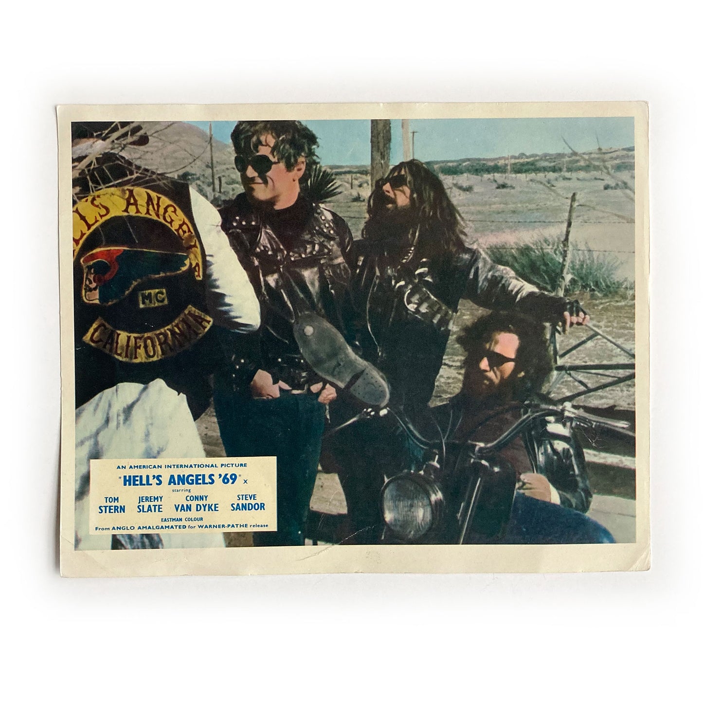 4 Original Hell's Angels '69 Movie Lobby Cards