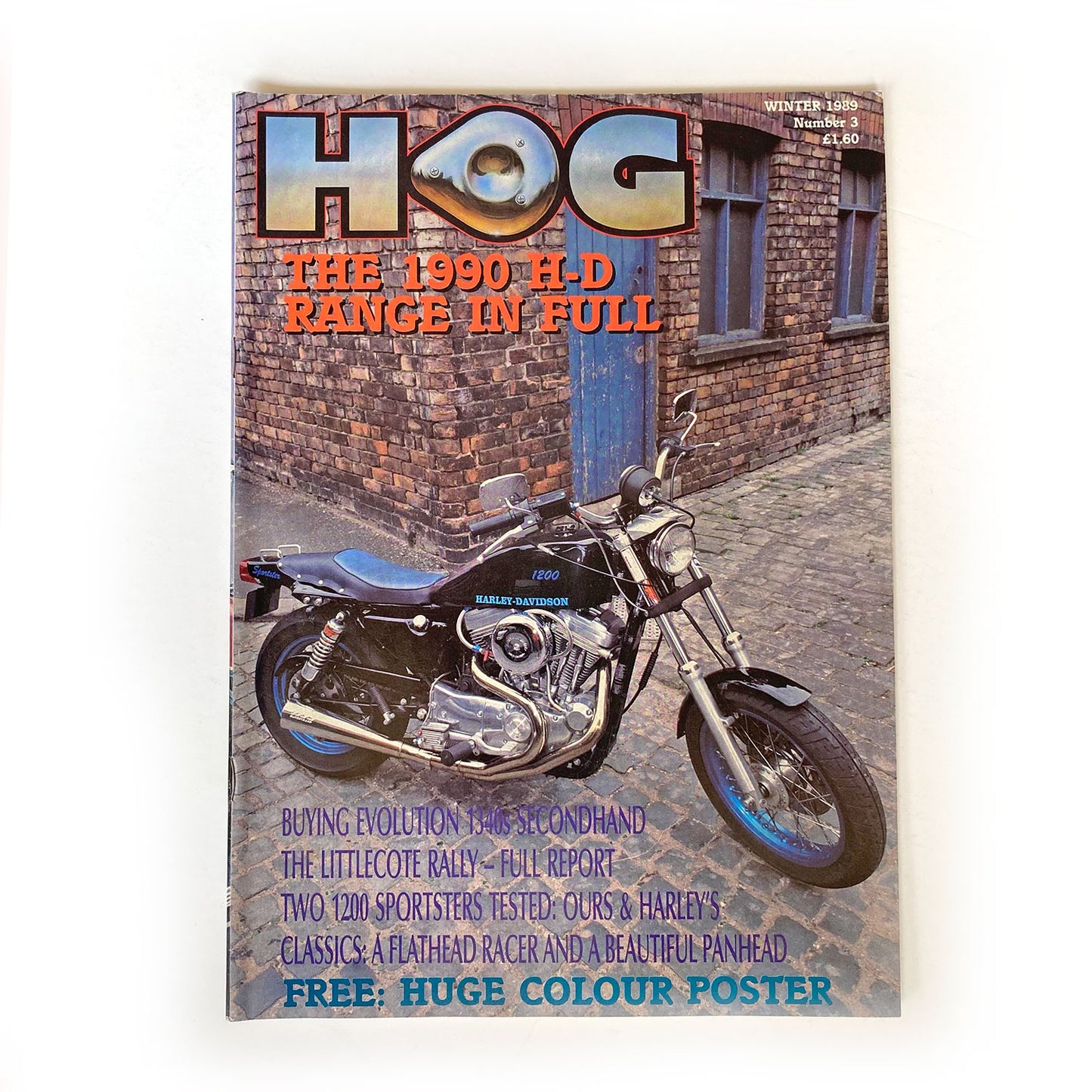 HOG magazine first three issues, UK, 1989