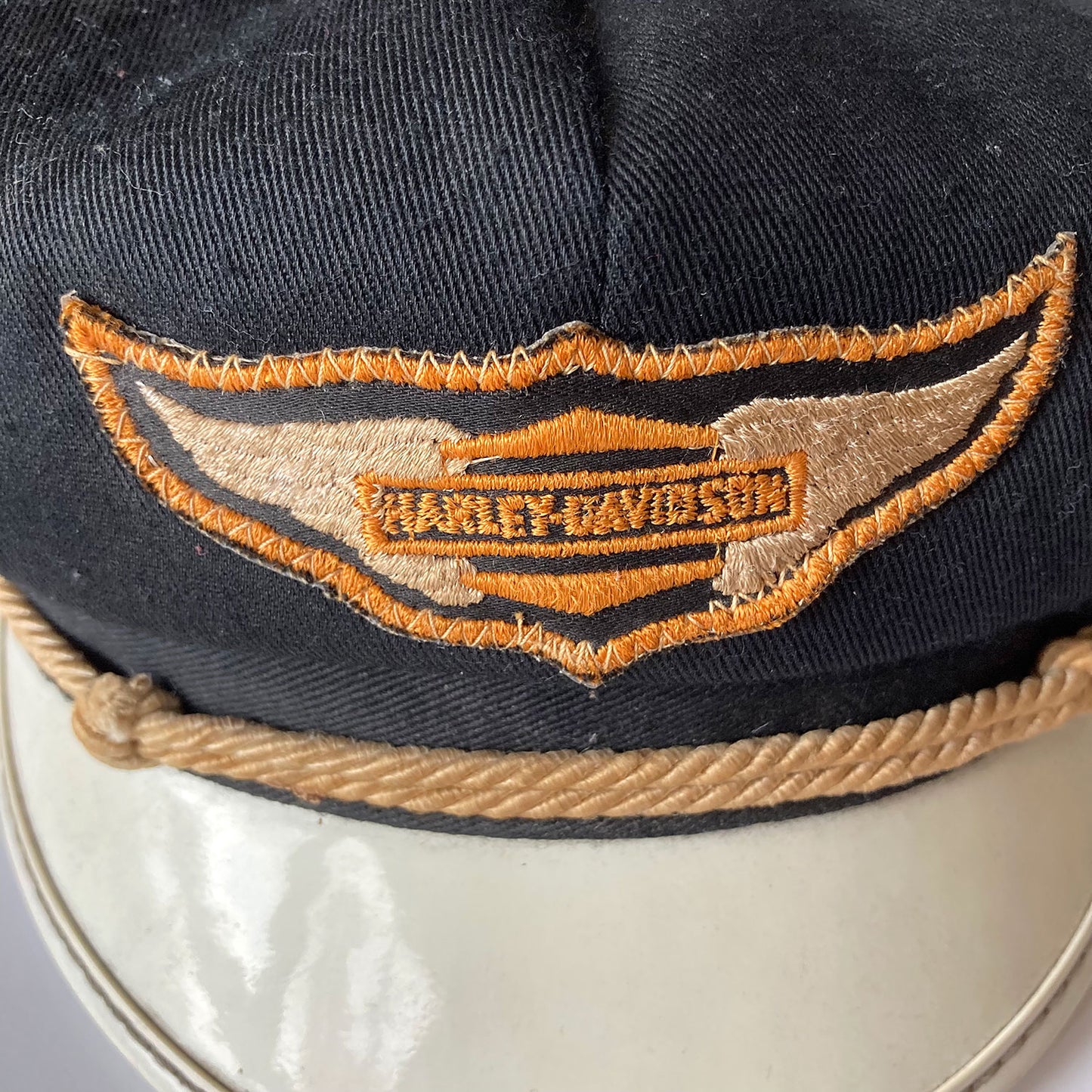 Harley-Davidson 1940s-'50s Captain's Hat, rare larger size