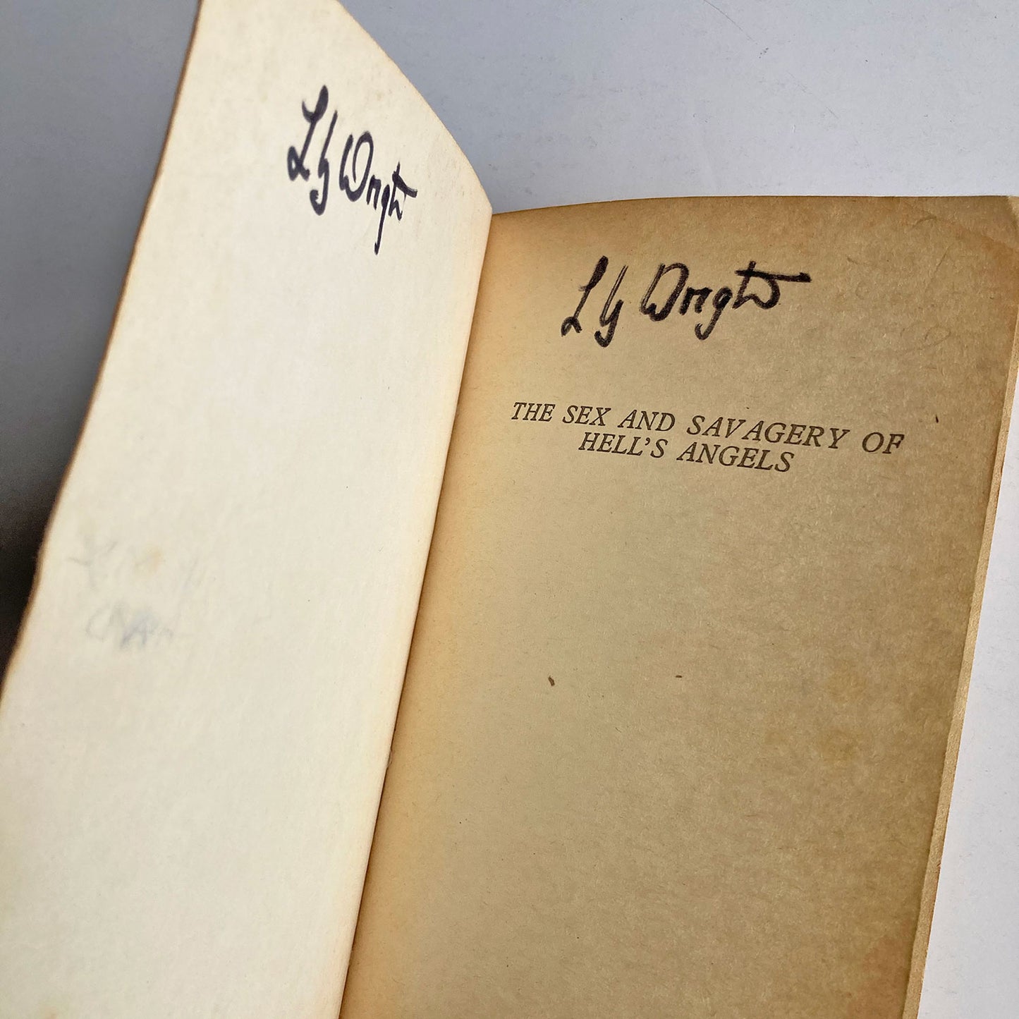 The Sex and Savagery of Hell's Angels by Jan Hudson, NEL paperback, 1969