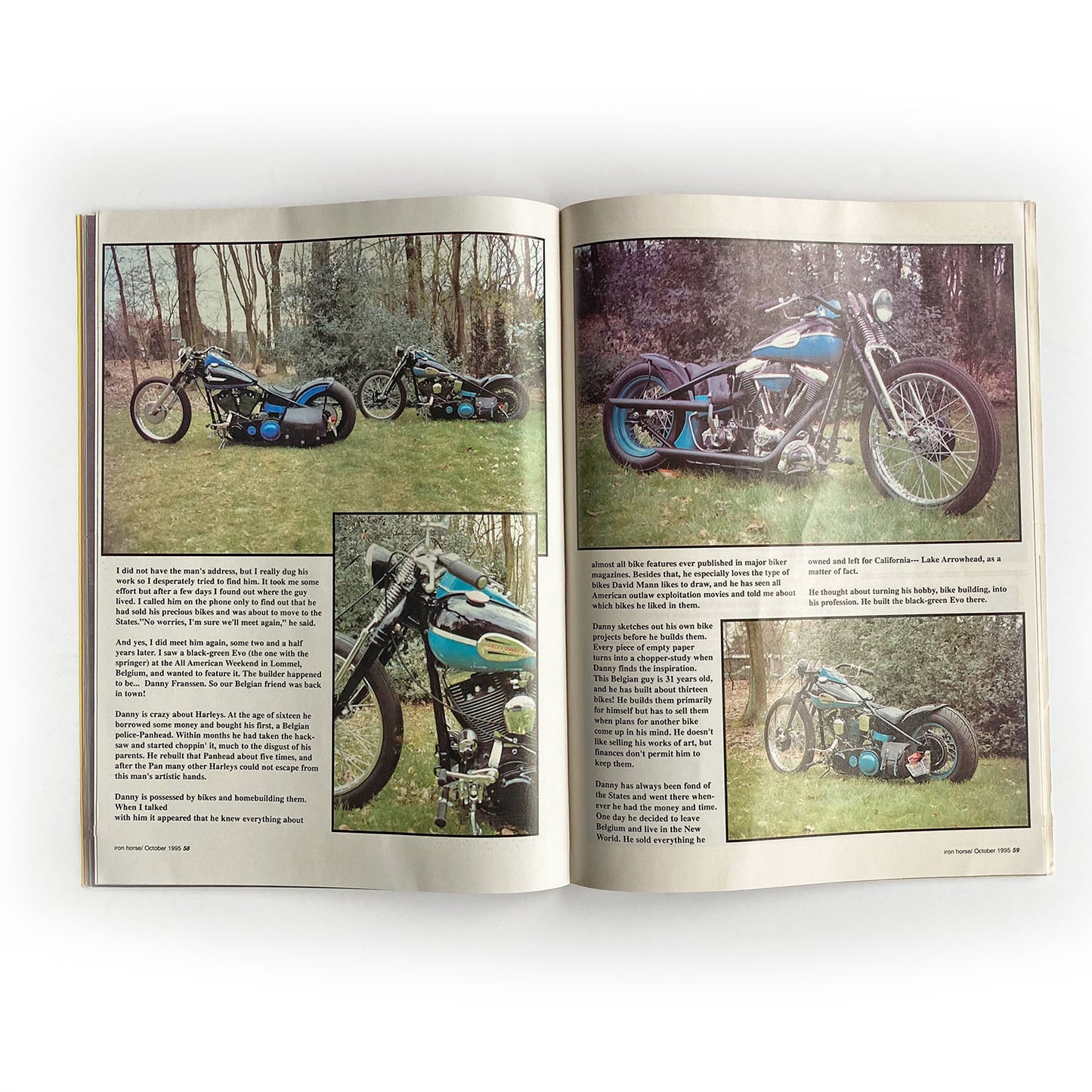 Iron Horse Magazine Issue 137, October 1995, Danny Franssen feature