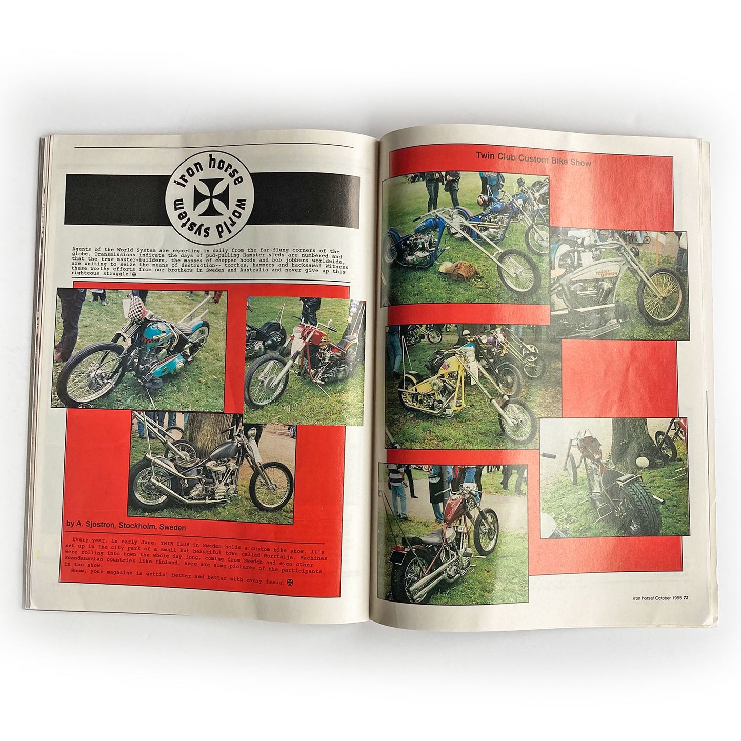 Iron Horse Magazine Issue 137, October 1995, Danny Franssen feature