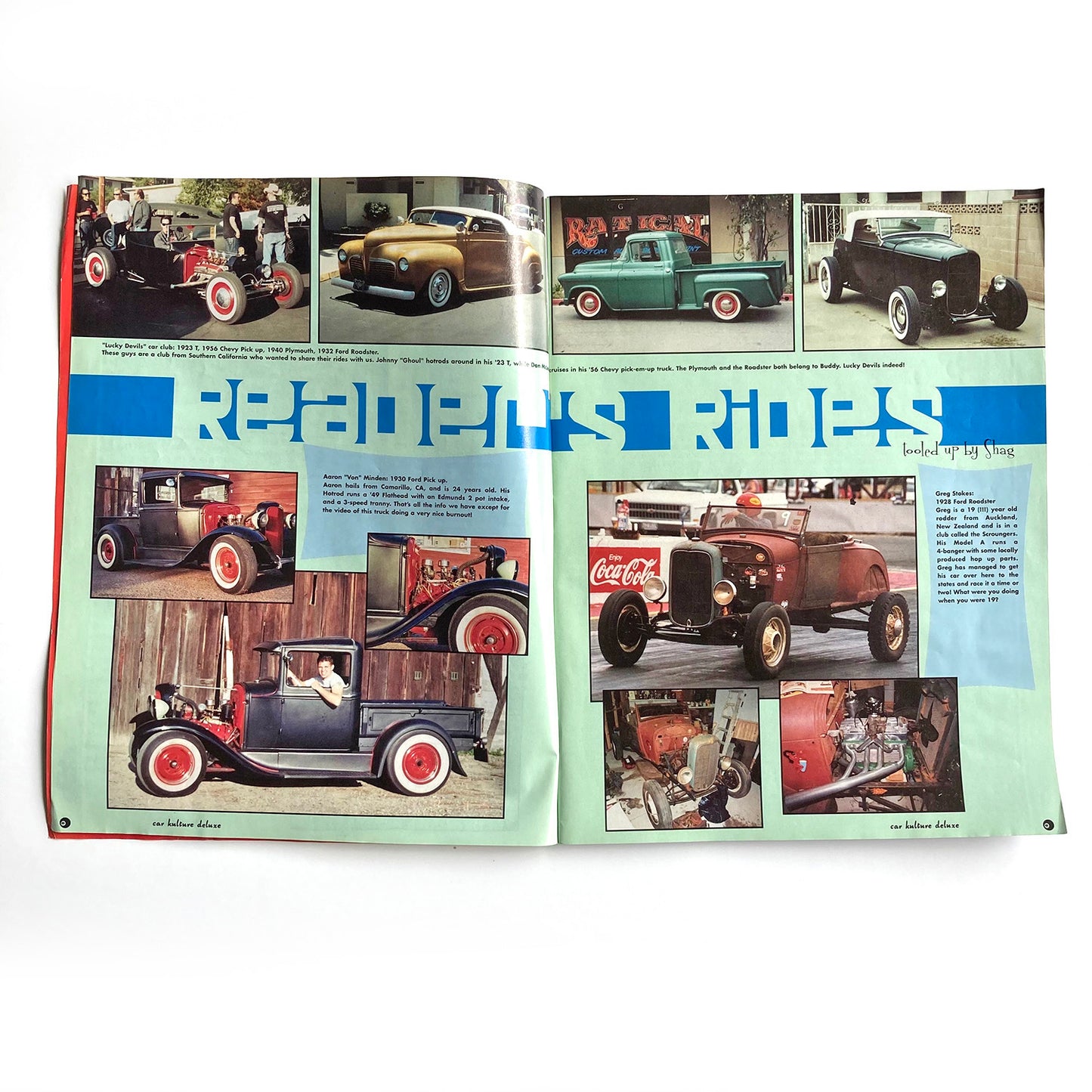 Car Kulture Deluxe magazine issue 1, summer 2001, David Perry PinUps etc