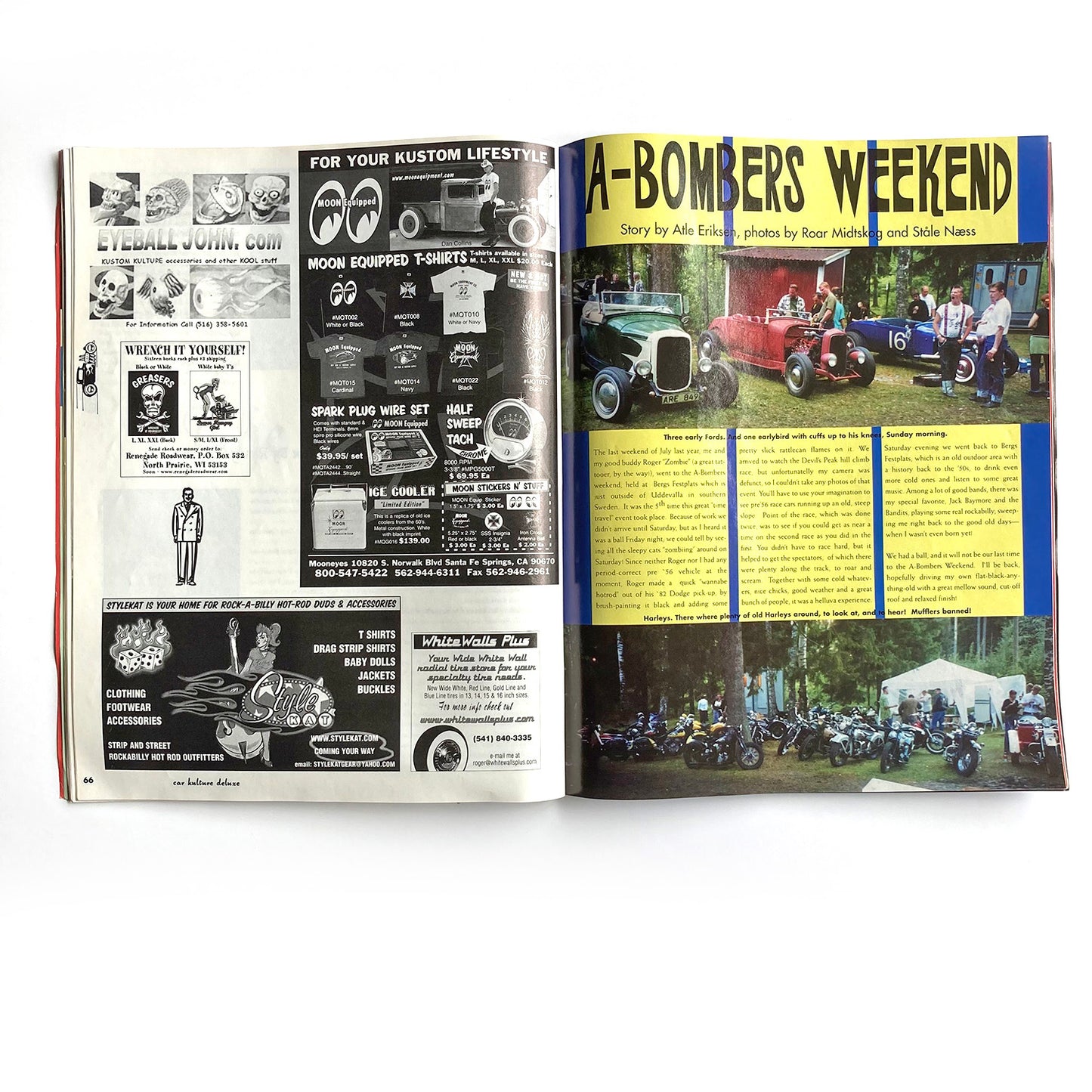 Car Kulture Deluxe magazine issue 1, summer 2001, David Perry PinUps etc
