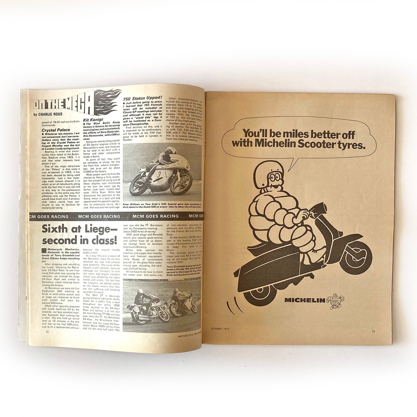 Motorcycle Mechanics magazine, October 1972
