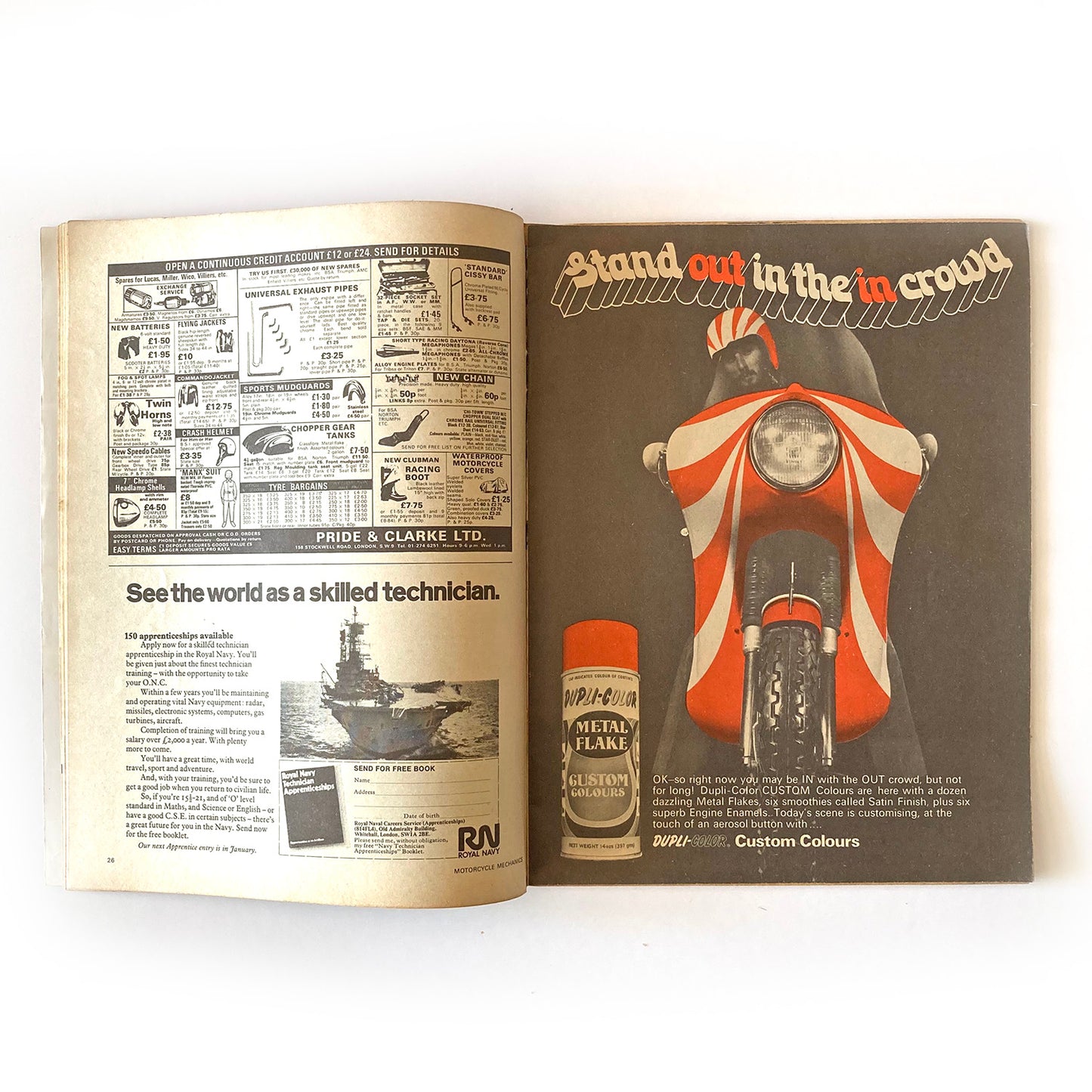 Motorcycle Mechanics magazine, October 1972