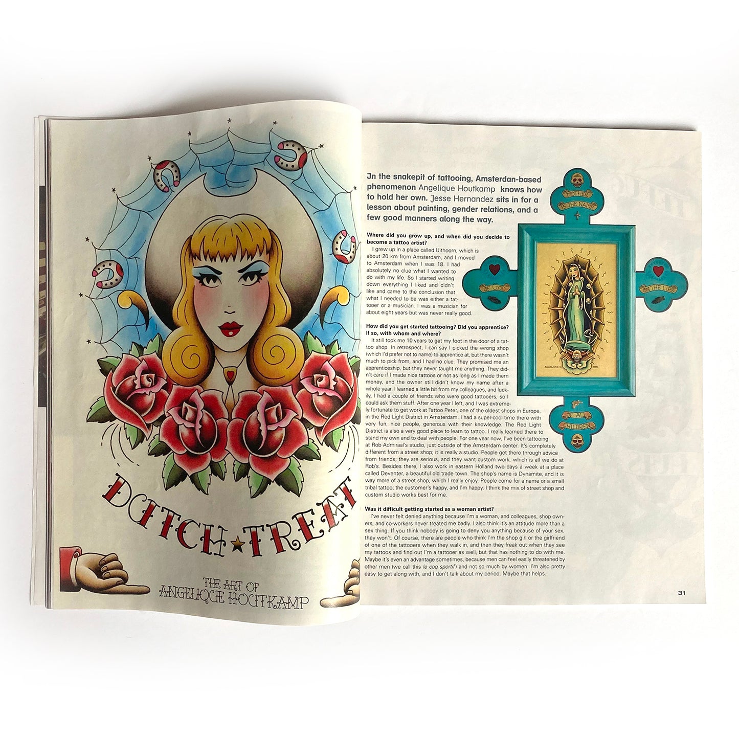 Juxtapoz Magazine, Special Tattoo Issue, Spring 2004, Mister Cartoon, Angelique Houtkamp